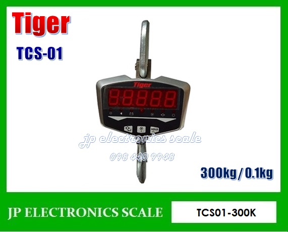 เครื่องชั่งแขวน300กิโลกรัม เครื่องชั่งแขวนดิจิตอล300kg เครื่องชั่งดิจิตอลแบบแขวน300กิโลกรัม เครื่องชั่งแขวน300kg เครื่องชั่งแขวนพร้อมรีโมทคอนโทรล300kg ตาชั่งแขวน300กิโลกรัม ละเอียด0.1กิโลกรัม เครื่องชั่งแขวน TIGER รุ่น TCS-01-300 (ผ่านการตรวจรับรอง)
