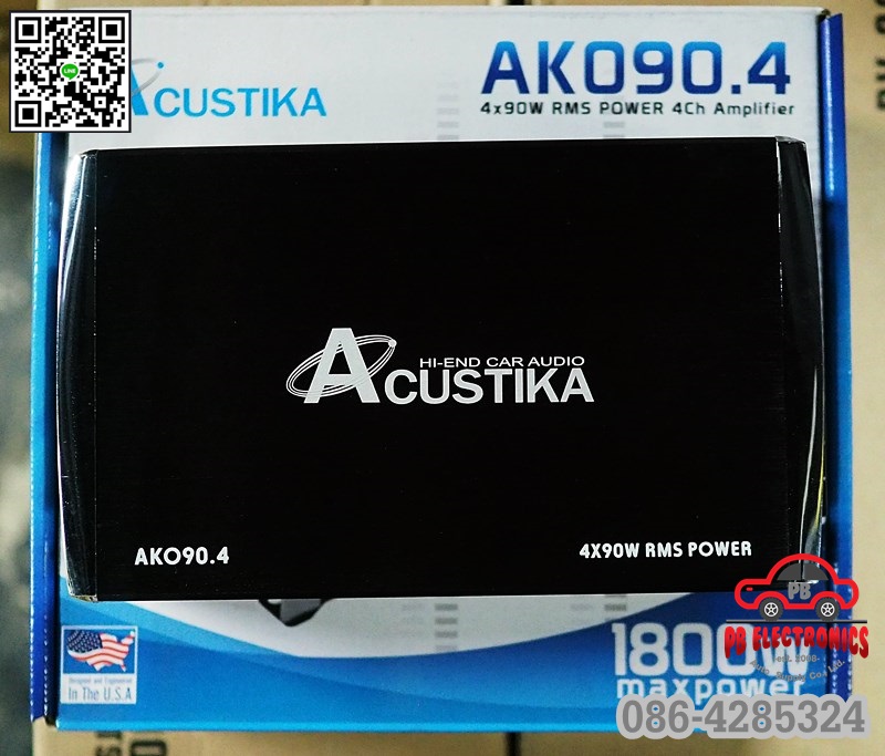 PowerAmp 4 Ch Acustika รุ่น AKA90.4