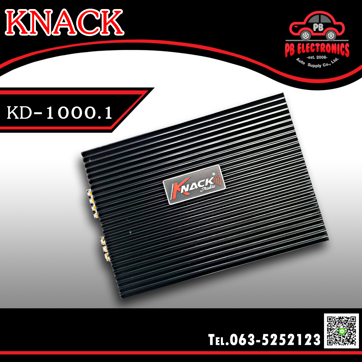 เพาเวอร์แอมป์ ClassD KNACK รุ่น KD-1000.1