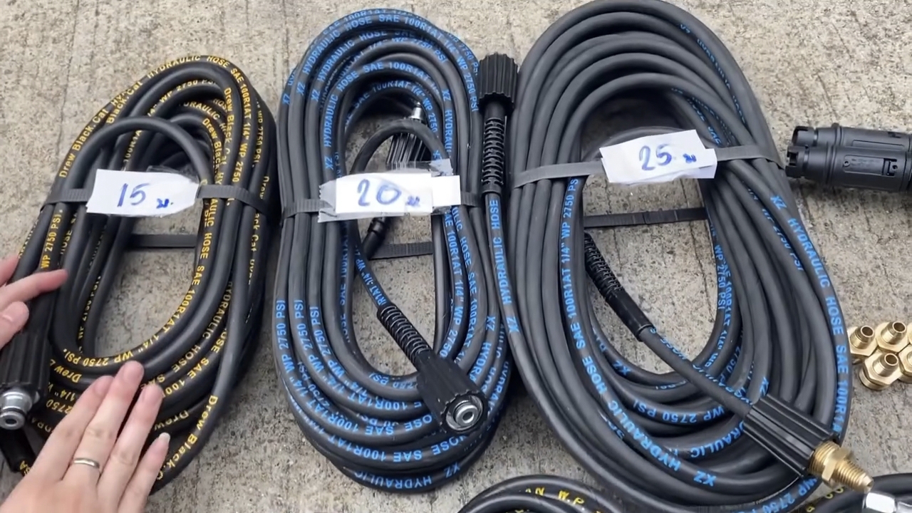 สายอัดฉีด มีหลายขนาด