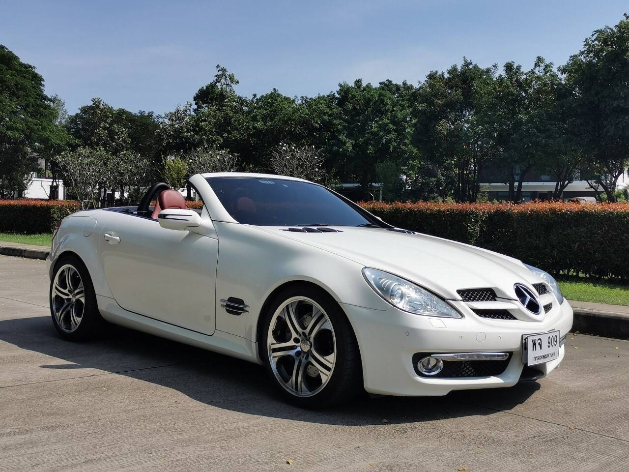 Mercedes Benz SLK 200 R171 สีขาว ปี 2008