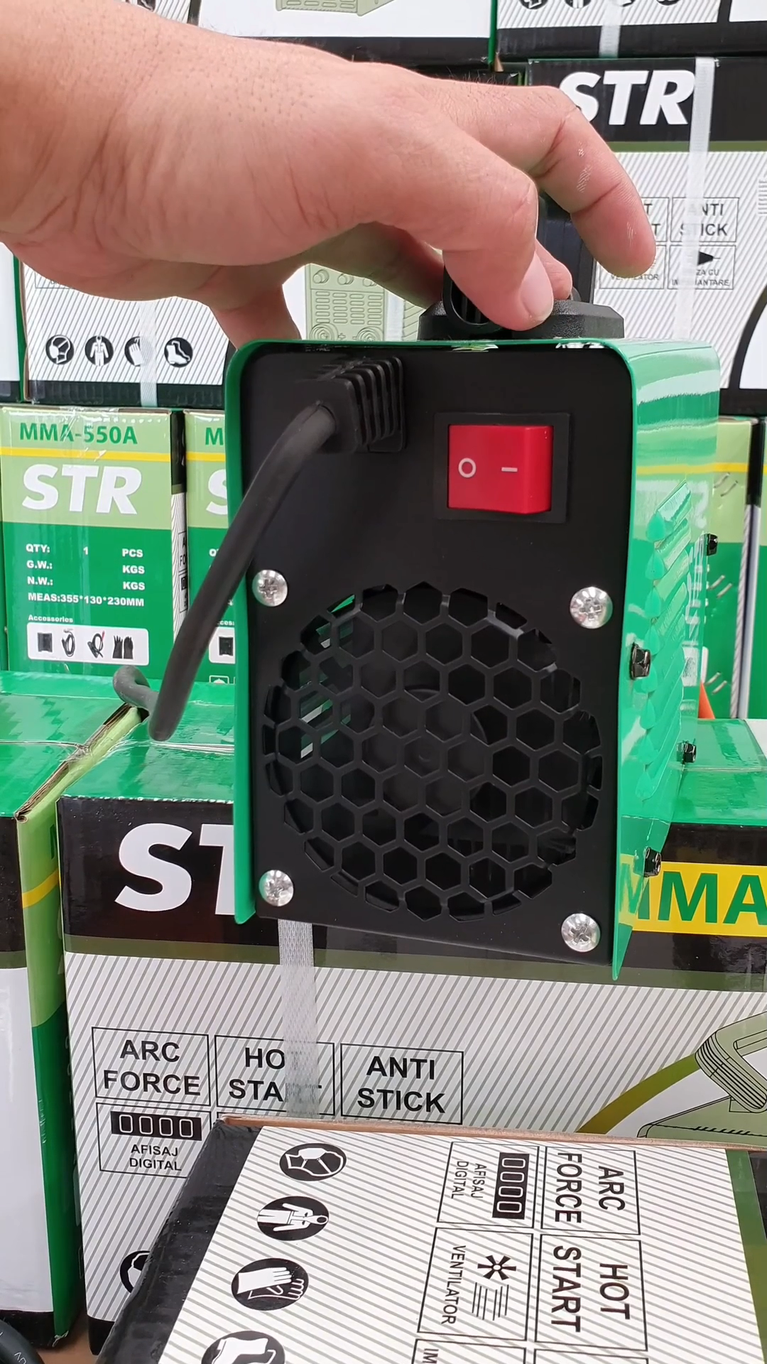 ตู้เชื่อมจิ๋ว ยี่ห้อ STR รุ่น MMA-550A