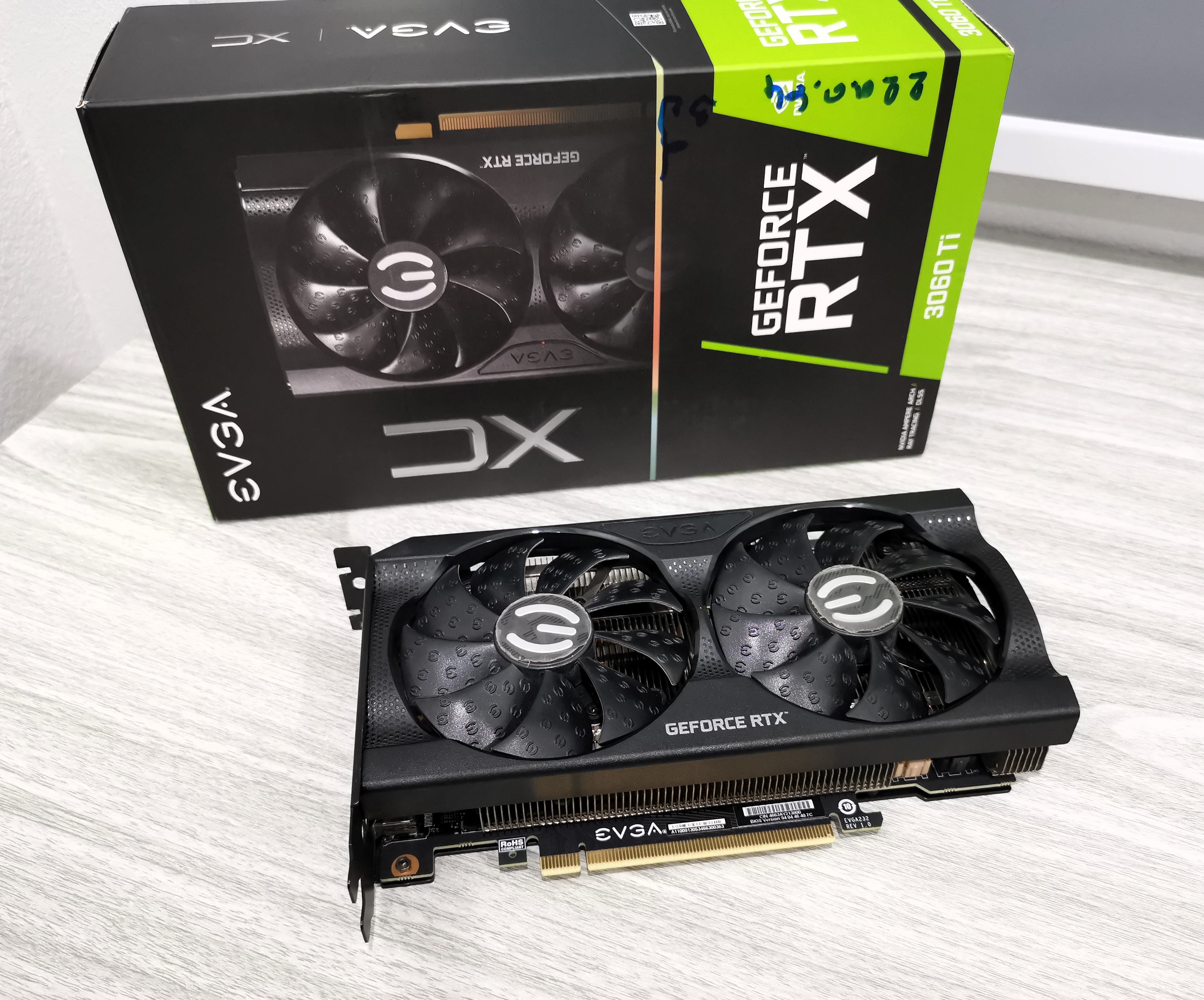 EVGA RTX 3060 Ti XC GAMING 8GB GDDR6 (08G-P5-3663-KL)