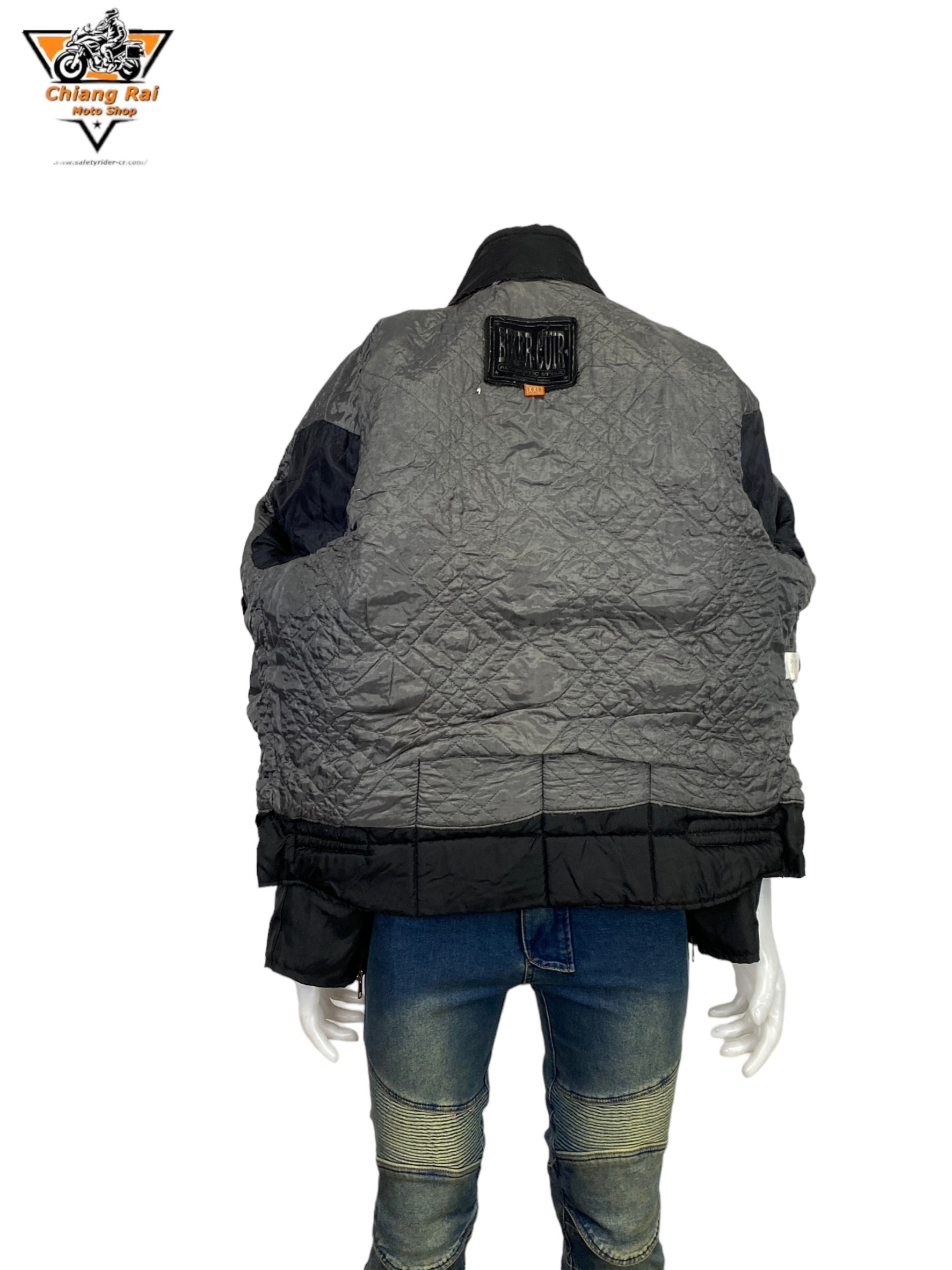 เสื้อขี่มอเตอร์ไซด์( มือสอง) RCSA 710: อก 50" ยาว 25" (XL)**RODS** (ไม่มีการ์ด)