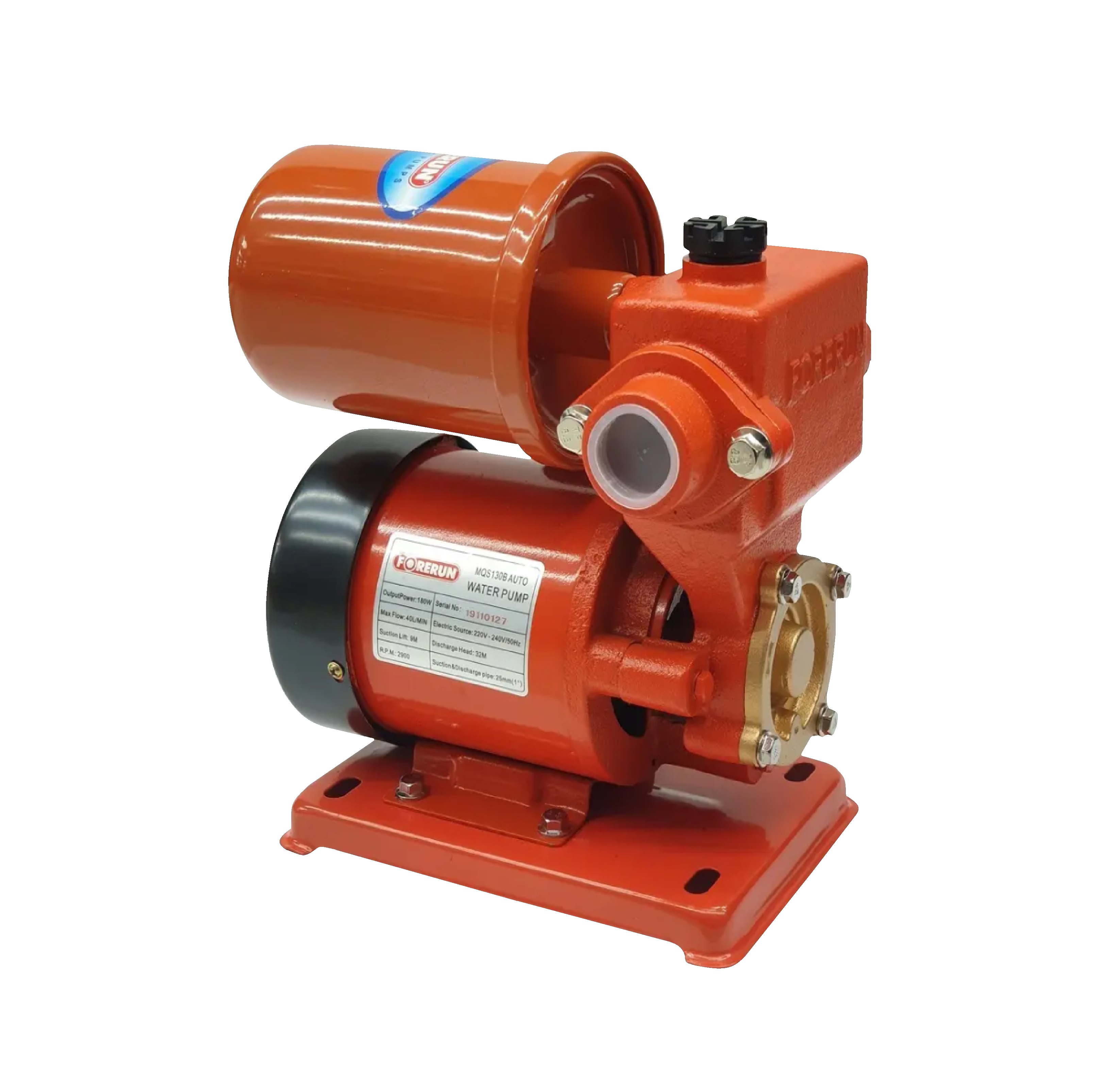 FORERUN ปั๊มน้ำอัตโนมัติ 180W 1"x1" รุ่น FR-MQS130B/A