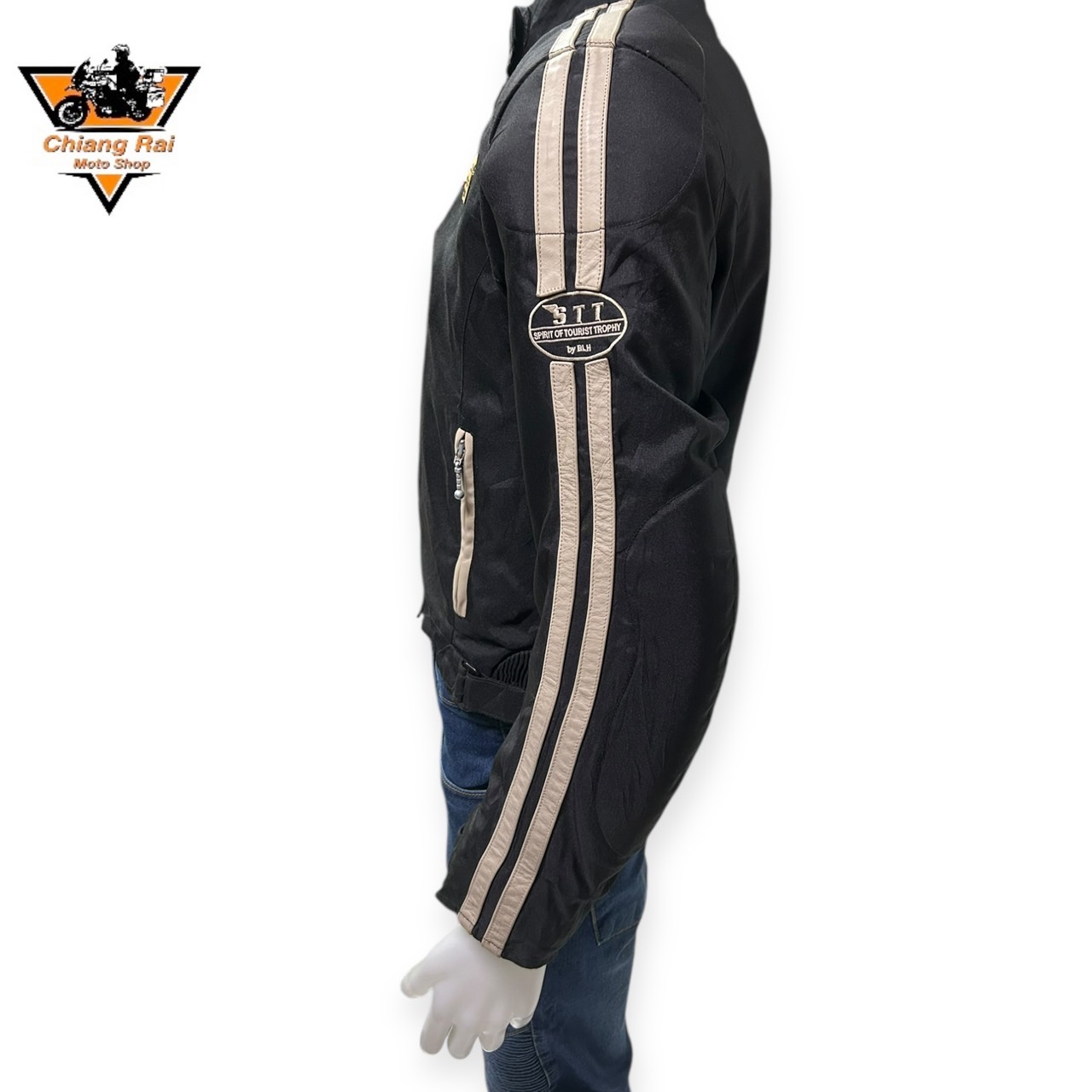 เสื้อขี่มอเตอร์ไซด์( มือสอง) CRSB 018 : อก 42" ยาว 23" (M) **STT**