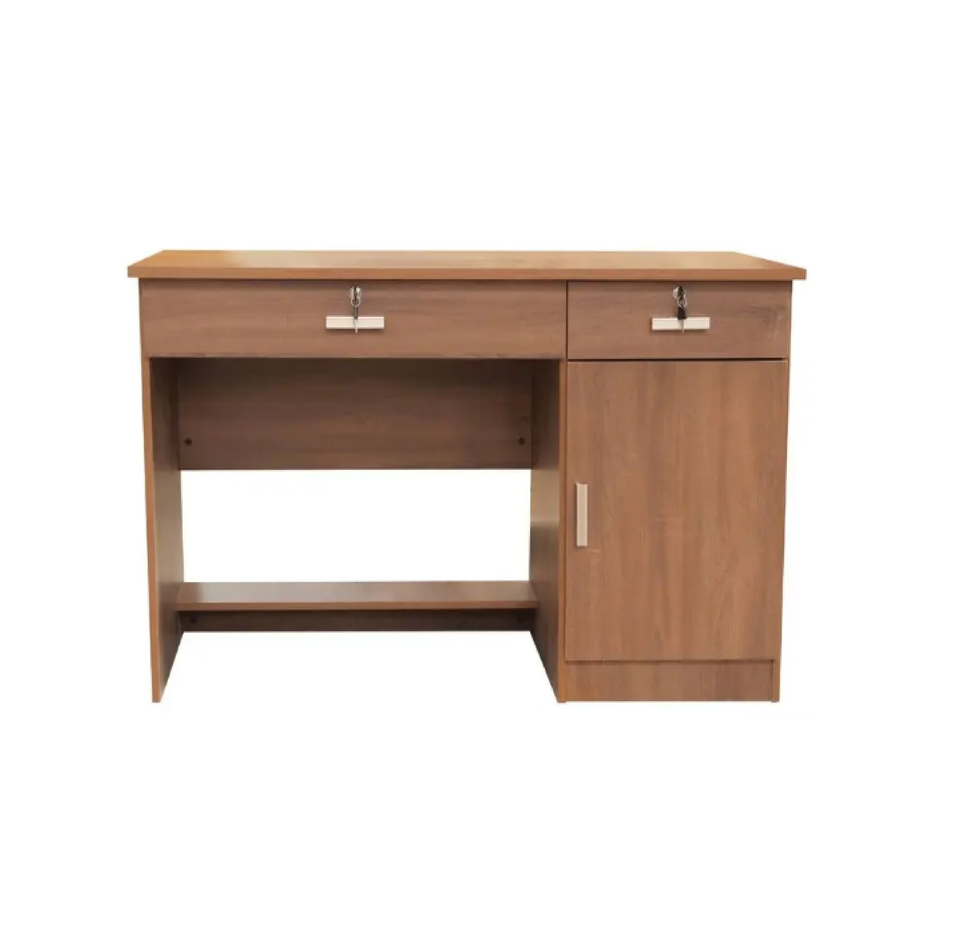 DELICATO โต๊ะบัญชีA-02 ขนาด53x120x75ซม.สีดาร์คโอ๊ค