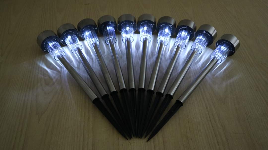 SOLARLIGHT โคมไฟสเตนเลสโซล่าเซลล์