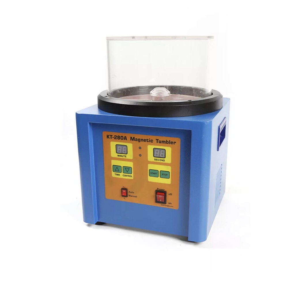 เครื่องร่อนเข็มแม่เหล็ก Magnetic Tumbler รุ่น KT-280A ใช้งานรวมเข็มได้สูงสุด 1000 กรัม
