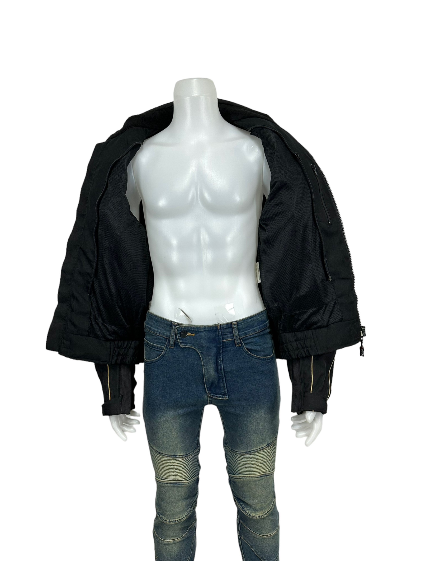 เสื้อขี่มอเตอร์ไซด์( มือสอง) F 015: อก 50" ยาว 26" (XL) **ADRENALINE**