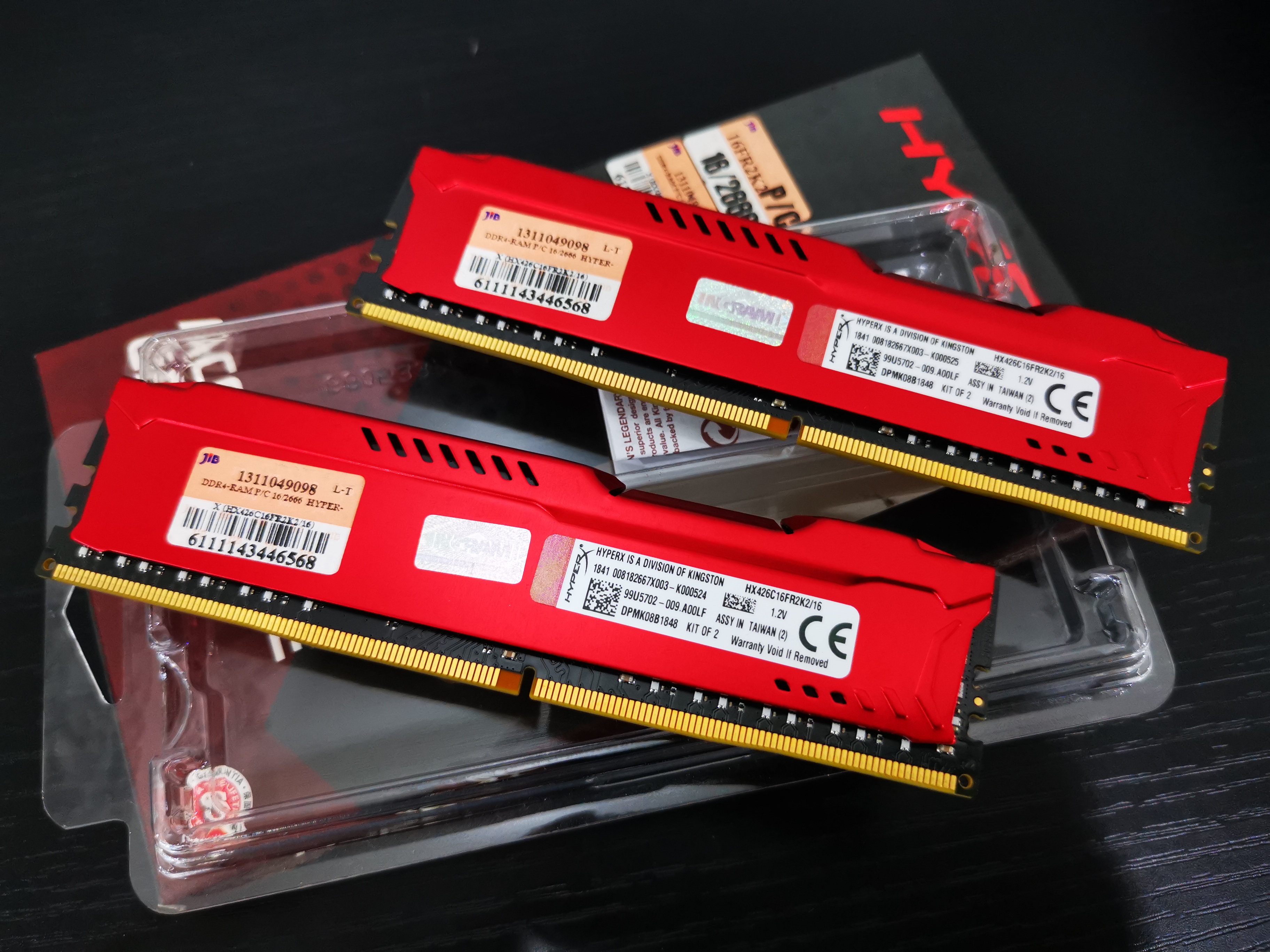 Ram KingSton HyperX FURY DDR4 16GB (8GBx2) 2666MHz