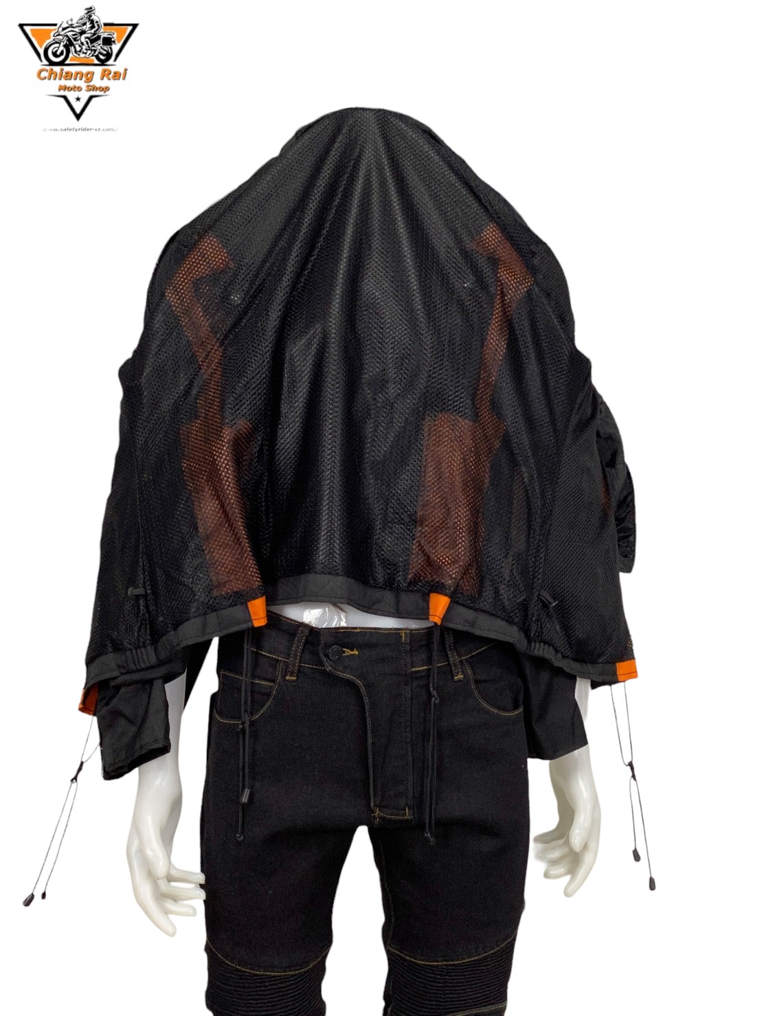 เสื้อขี่มอเตอร์ไซด์( มือสอง) RCSA 531: อก 50" ยาว 26" (XL) **TEXTILFS**