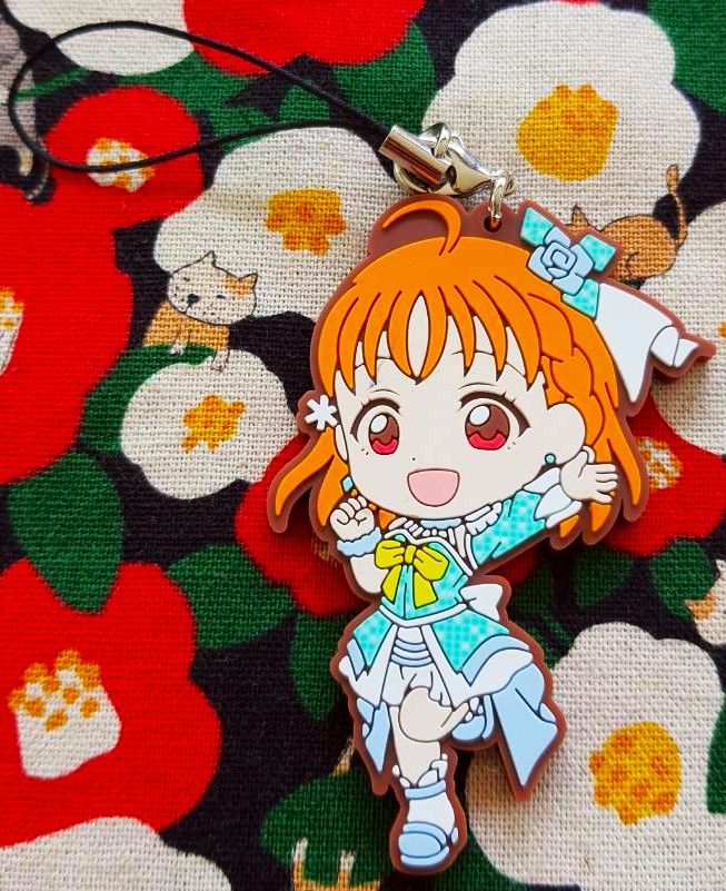 พวงกุญแจ ทาคามิ จิกะ Chika Takami Love Live Sunshine All star Aqours Size : 7.5 cm