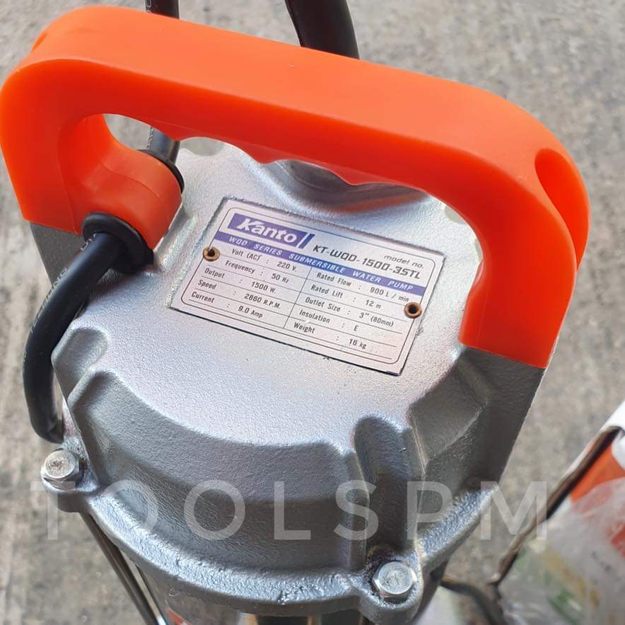 ไดโว่ดูดโคลน 3” แสตนเลส ยี่ห้อ KANTO รุ่น KT-WQD-1500-3STL