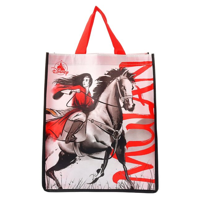 กระเป๋ามู่หลาน Mulan Shopping Bag Eco Bag มีฐานกระเป๋าด้วยค่ะ ของแท้จาก Disney Store ญี่ปุ่น ขนาด 39 x 32 cm