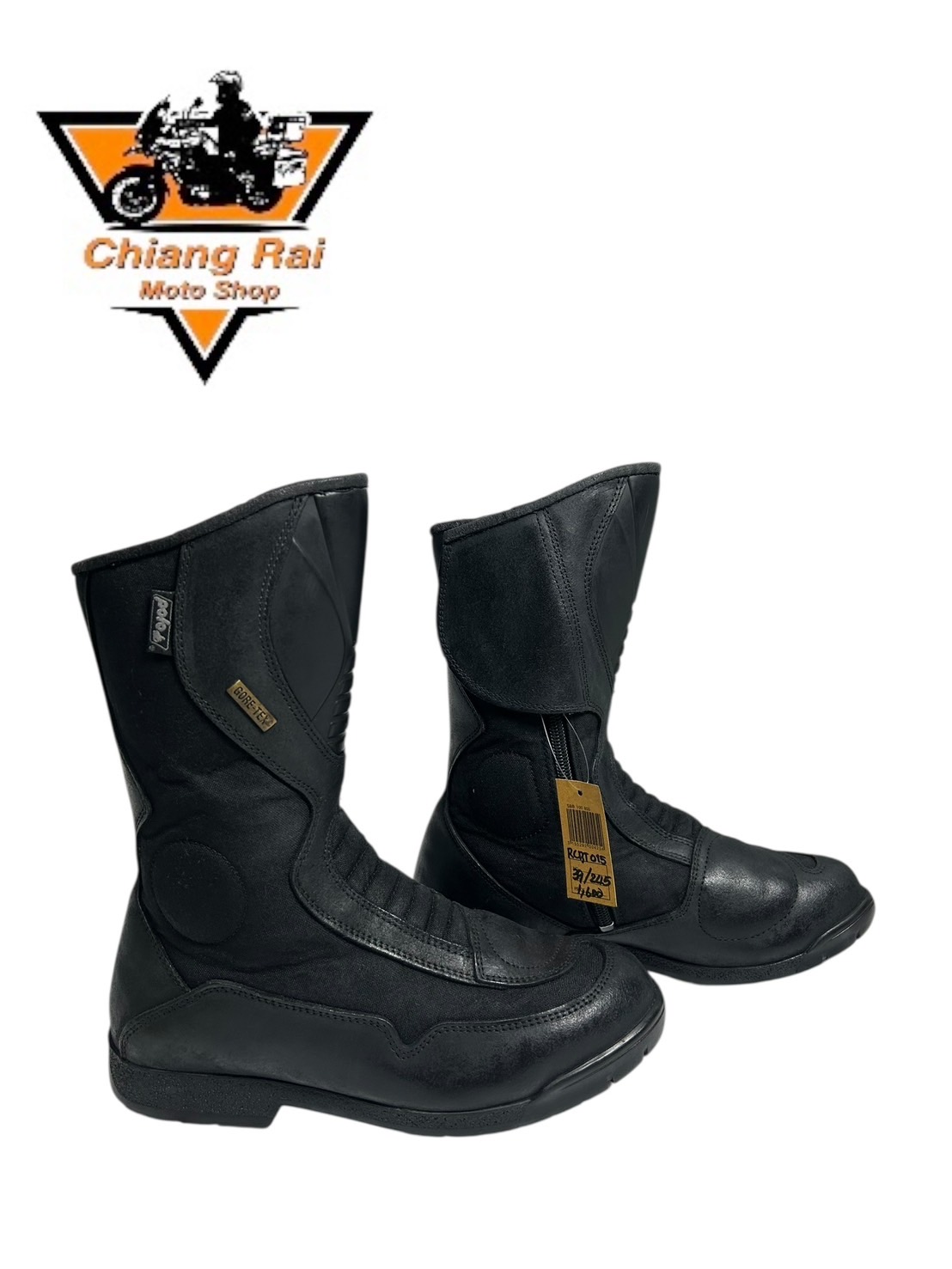 รองเท้าขี่มอเตอร์ไซด์( มือสอง) RCBT-015 Size ขนาดจากป้าย 39:EUR / 6:UK / 24.5:Cm.(Polo)