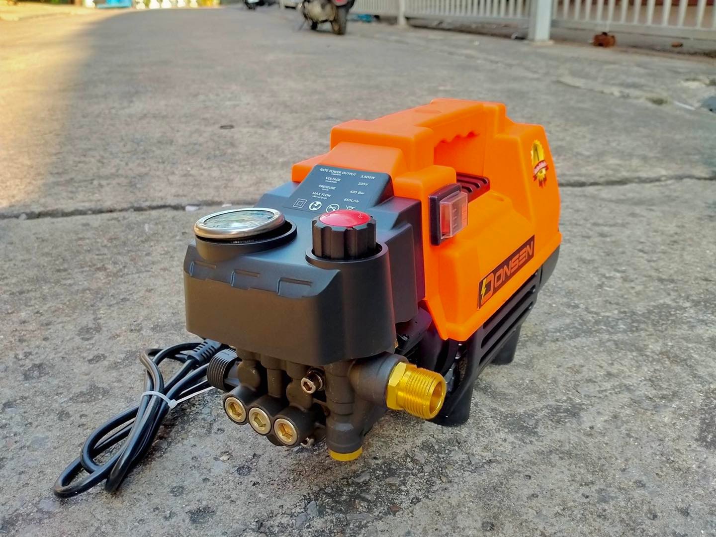 เครื่องอัดฉีดแรงดันสูง Onsen 420 บาร์ 3 ระบบ