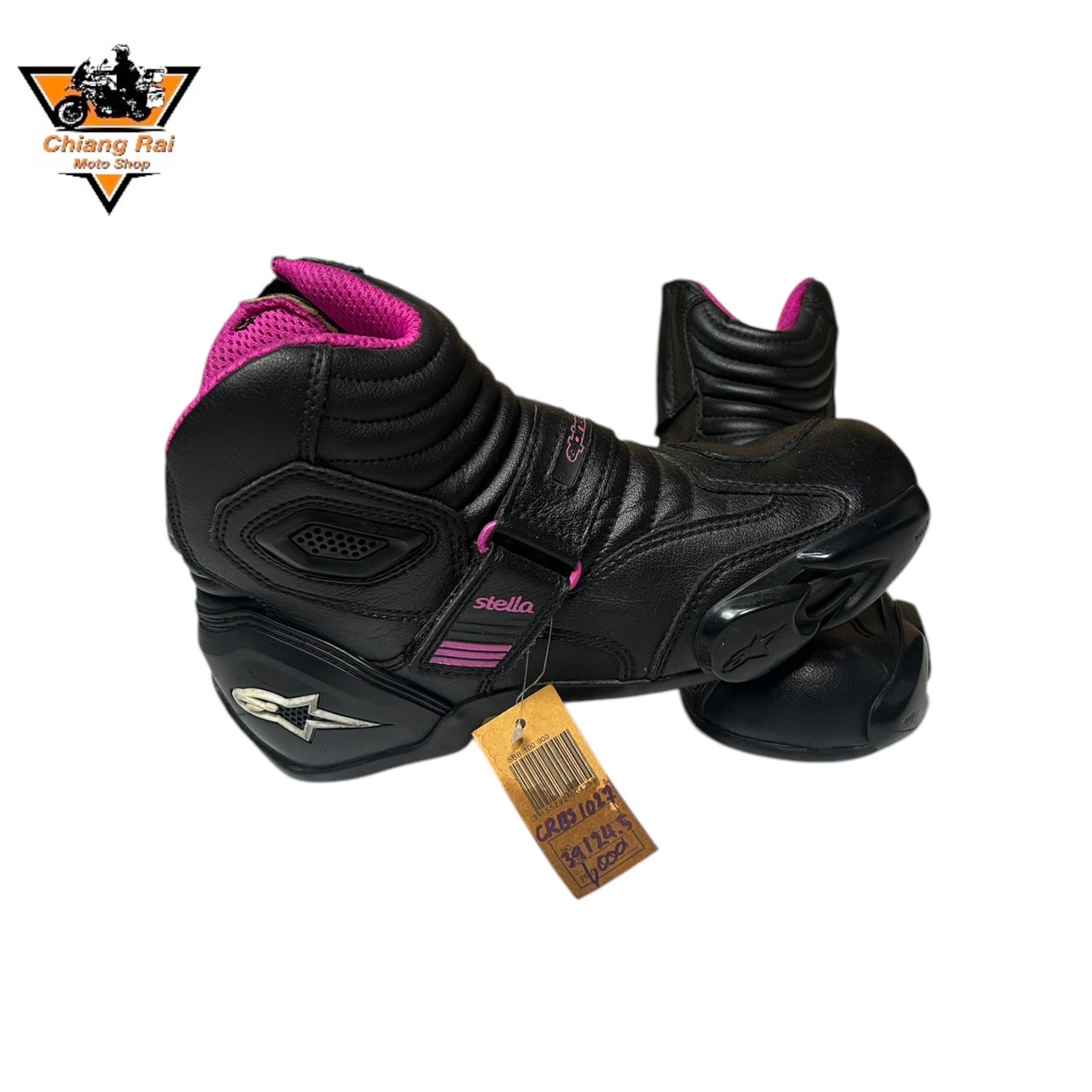 รองเท้าขี่มอเตอร์ไซด์( มือสอง) RCBS-1027 Size ขนาดจากป้าย 39:EUR / 6:UK / 24.5:Cm.(Alpinestars)