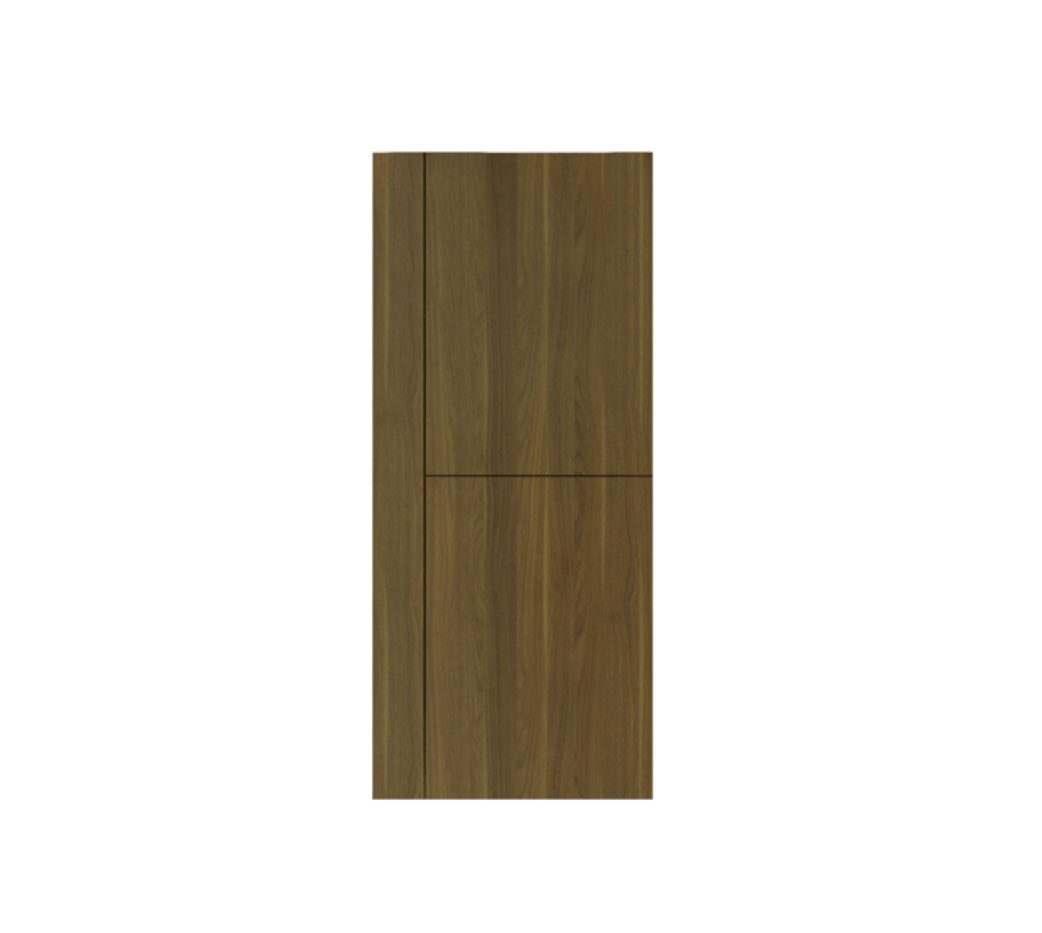 ประตูเมลามีน เซาะร่อง MD-FC03 80x200ซม. สีวอลนัท HOLZTUR