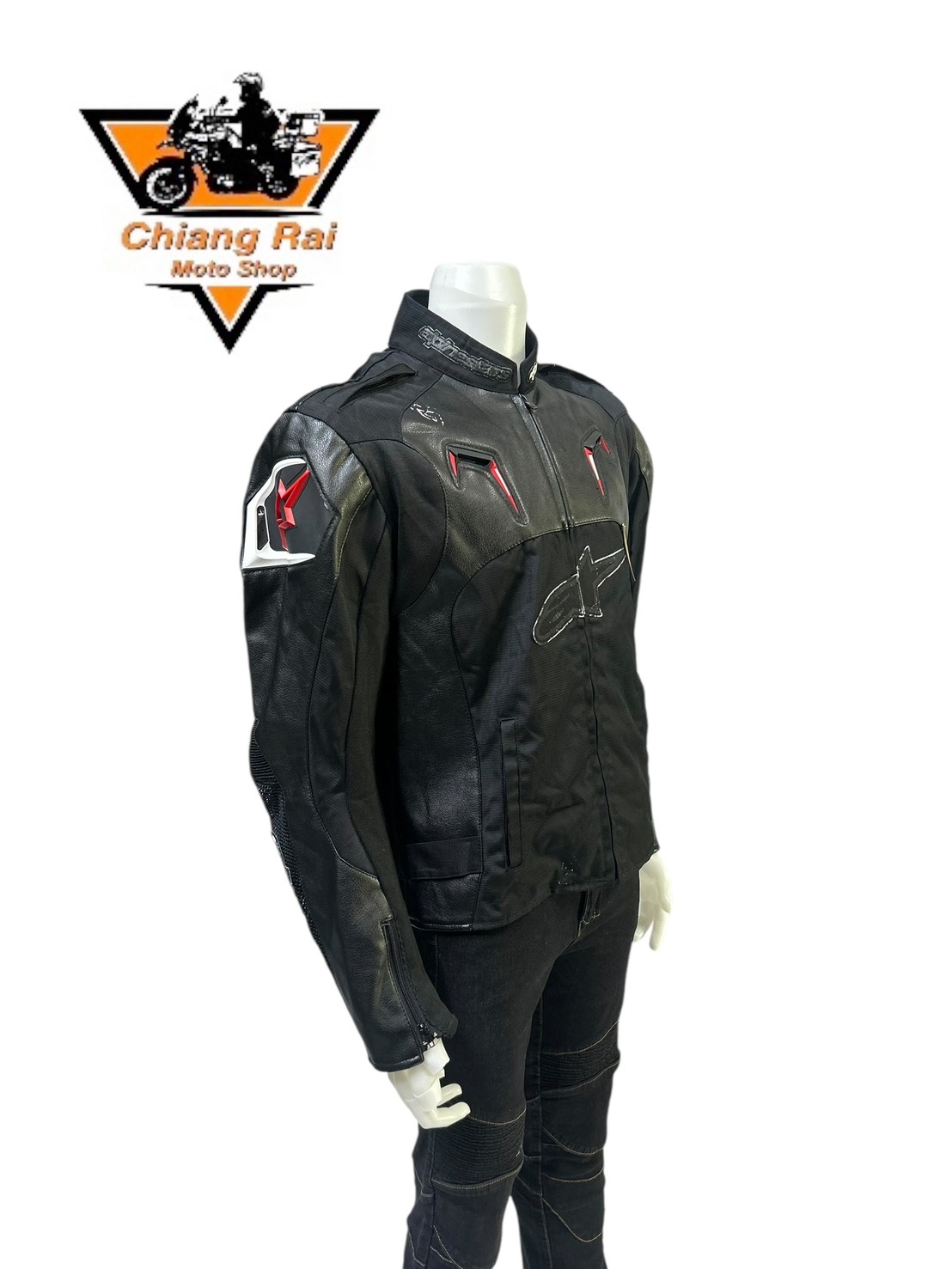 เสื้อขี่มอเตอร์ไซด์( มือสอง) CRSB 073 : อก 44" ยาว 25" (M) **Alpinestars**