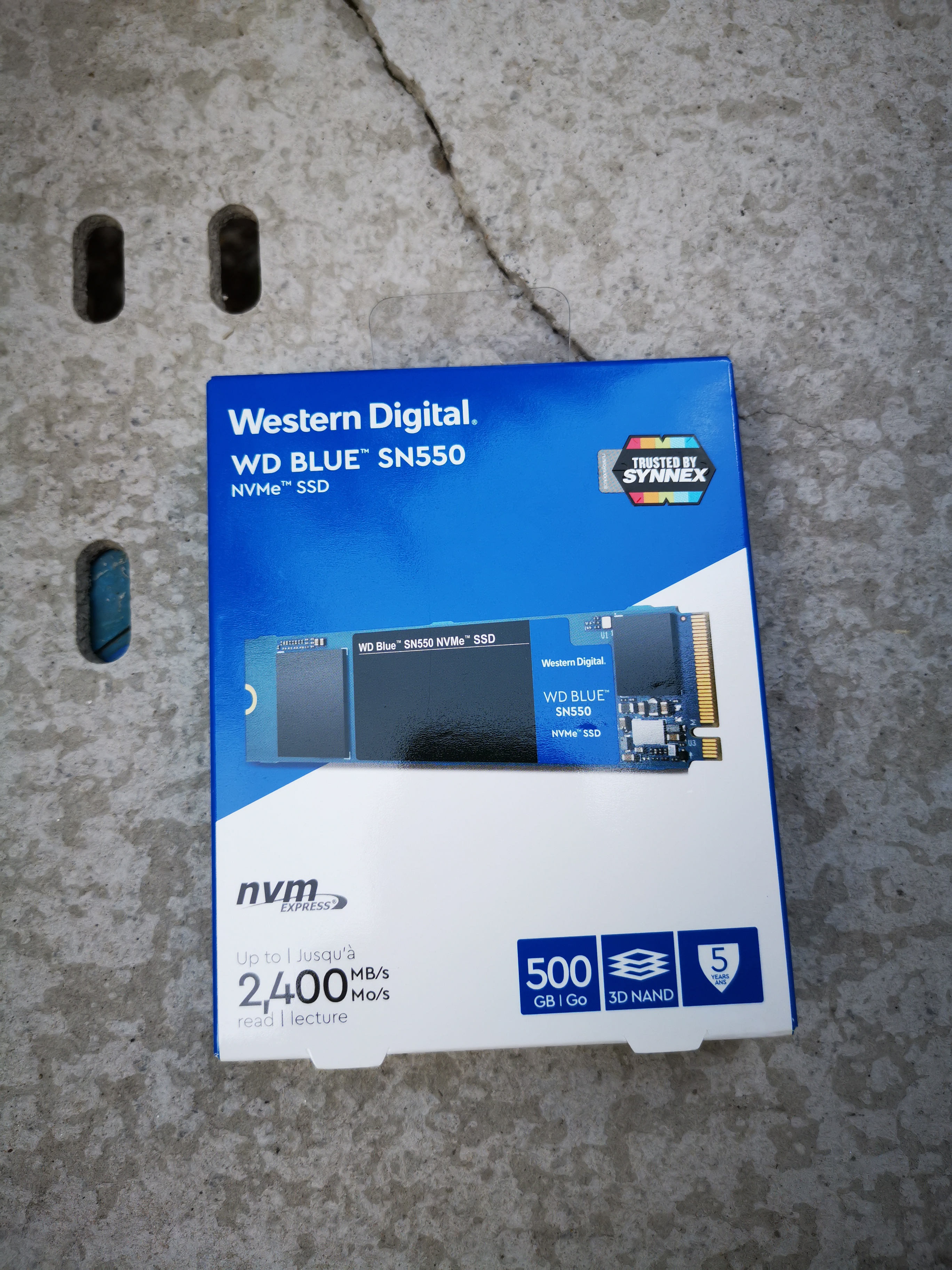 SSD M.2 NVMe WD Blue SN550 500 GB