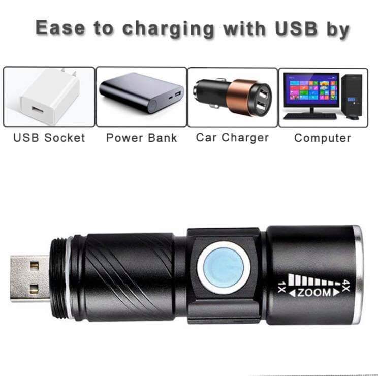 ไฟฉายสปอร์ไลท์ USB