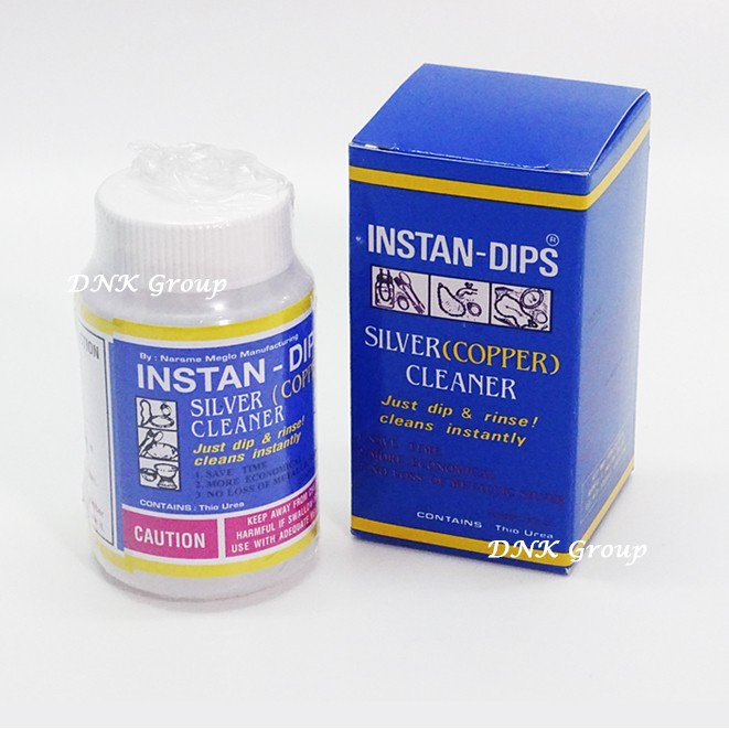 น้ำยาล้างเครื่องเงิน น้ำยาล้างคราบดำ น้ำยาล้างเงิน INSTAN-DIPS SILVER (COPPER) Cleaner