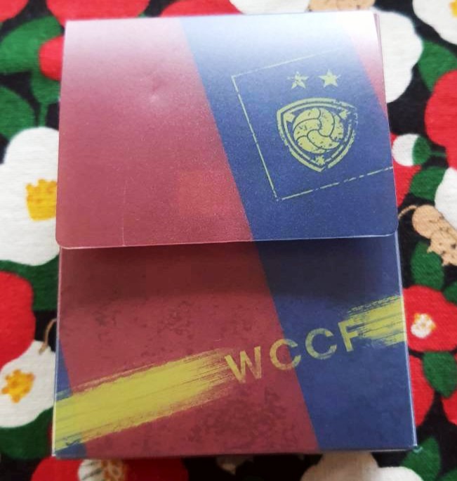 กล่อง ใส่ การ์ด นามบัตร ใส่ของ พกพา WCCF จากญี่ปุ่น World Club Champion Football ฟุตบอล Size : 10 x 7.5 cm