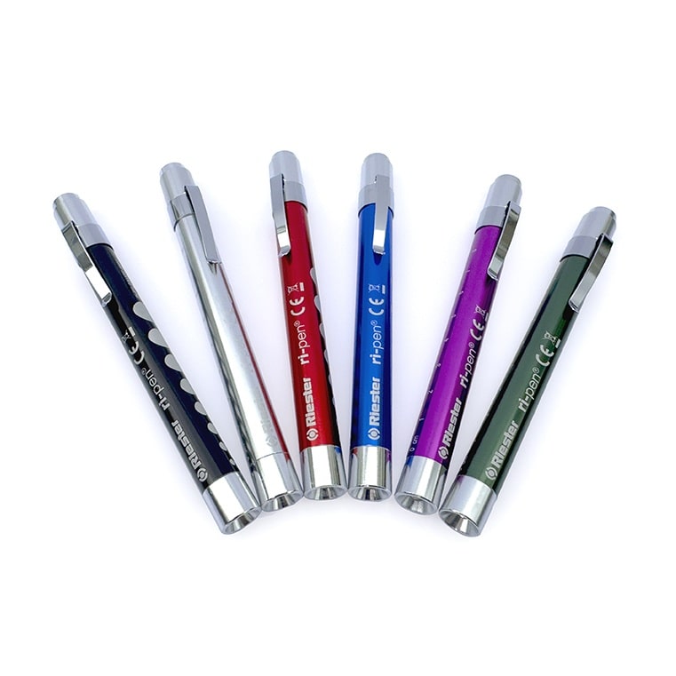 ปากกาส่องตรวจ RIESTER Diagnostic Pupil Penlight รุ่น ri-pen (R5071, 5072, 5074, 5075, 5077, 5078-526-LED)