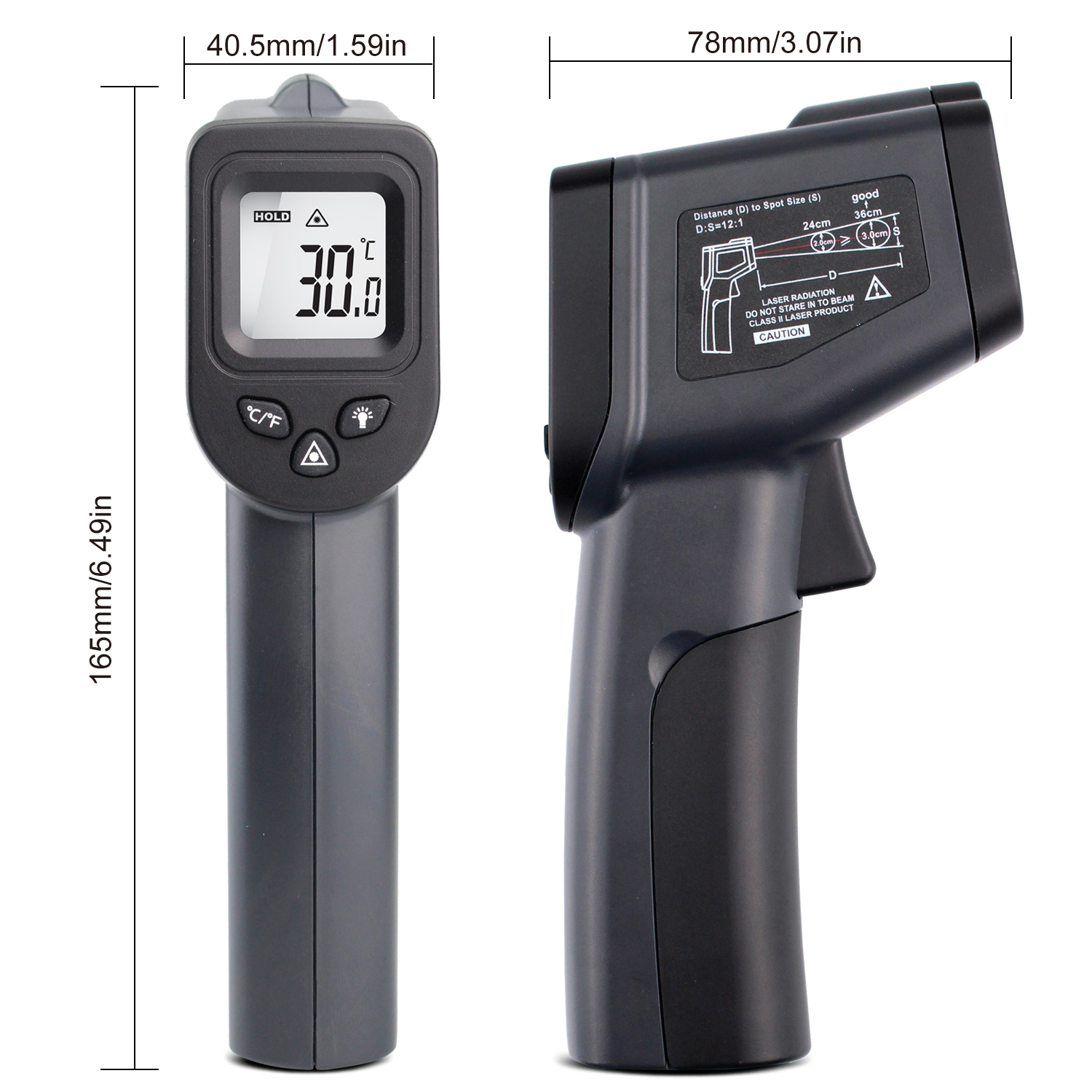 เครื่องวัดอุณหภูมิแบบอินฟราเรด (IR Thermometers) GuGear รุ่น GG-IRT-380