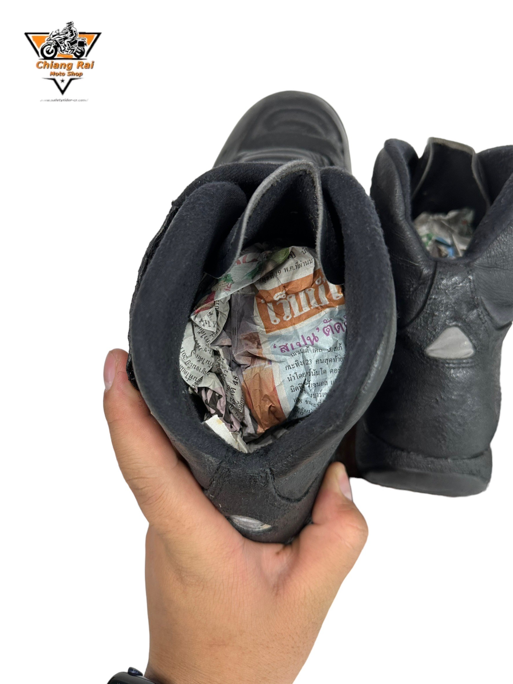 รองเท้าขี่มอเตอร์ไซด์( มือสอง) RCBS-369 Size ขนาดจากป้าย 46:EUR / 11:UK / 28.8:Cm.(SIDI)