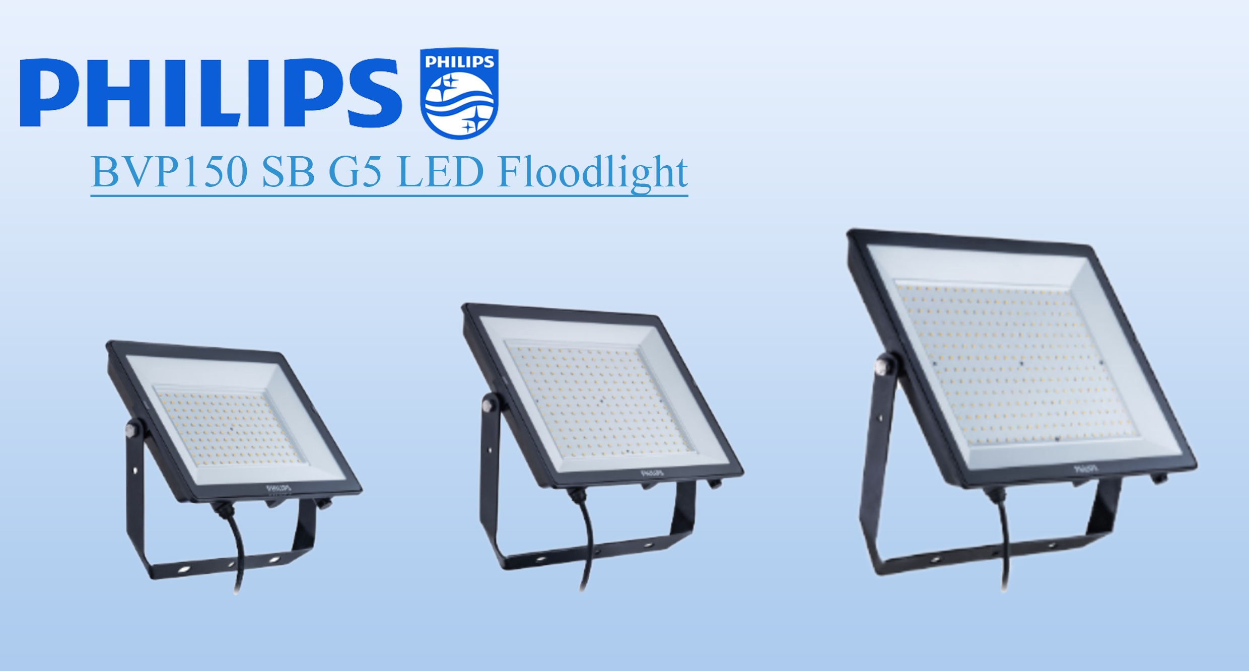 โคมไฟ Floodlight BVP150 100W-200W PHILIPS