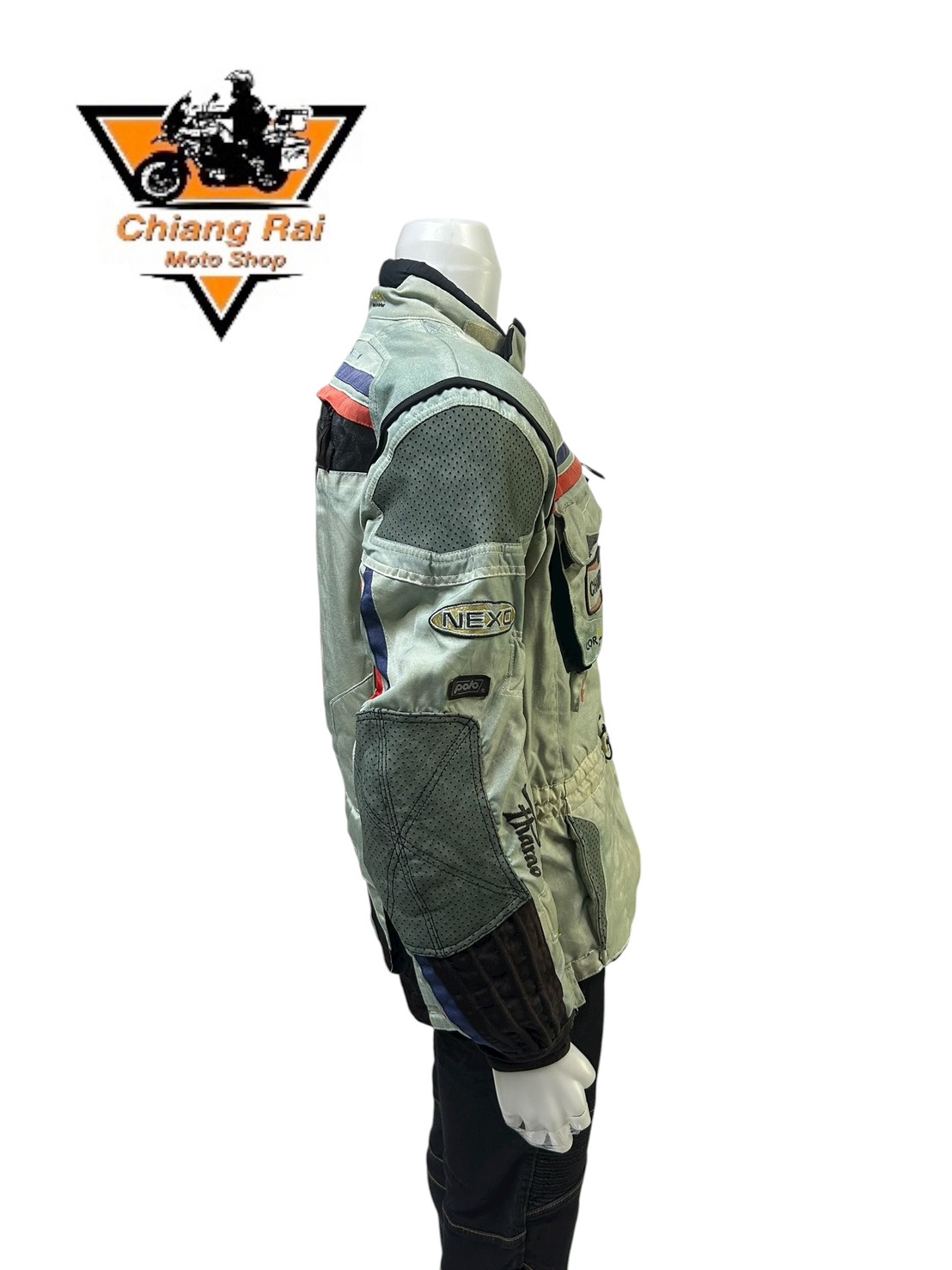 เสื้อขี่มอเตอร์ไซด์( มือสอง) RCTA 802 อก 46" ยาว 27 (L) **POLO**