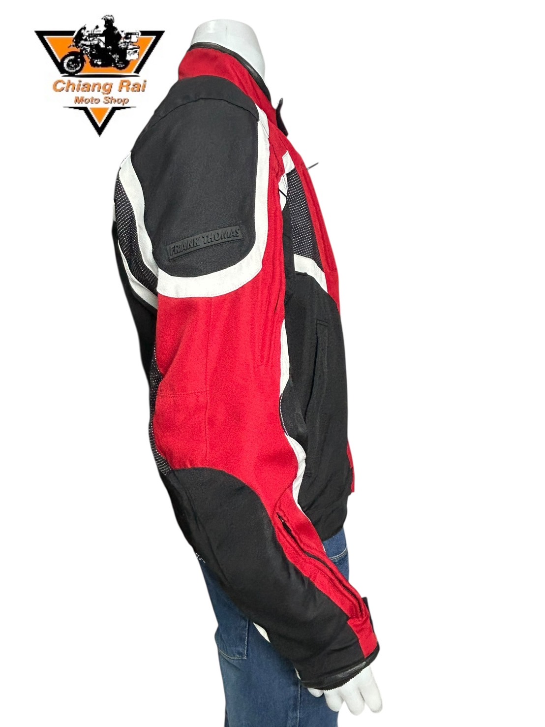 เสื้อขี่มอเตอร์ไซด์( มือสอง) CRSB 036 : อก 46" ยาว 25" (L) **FrankThomas**