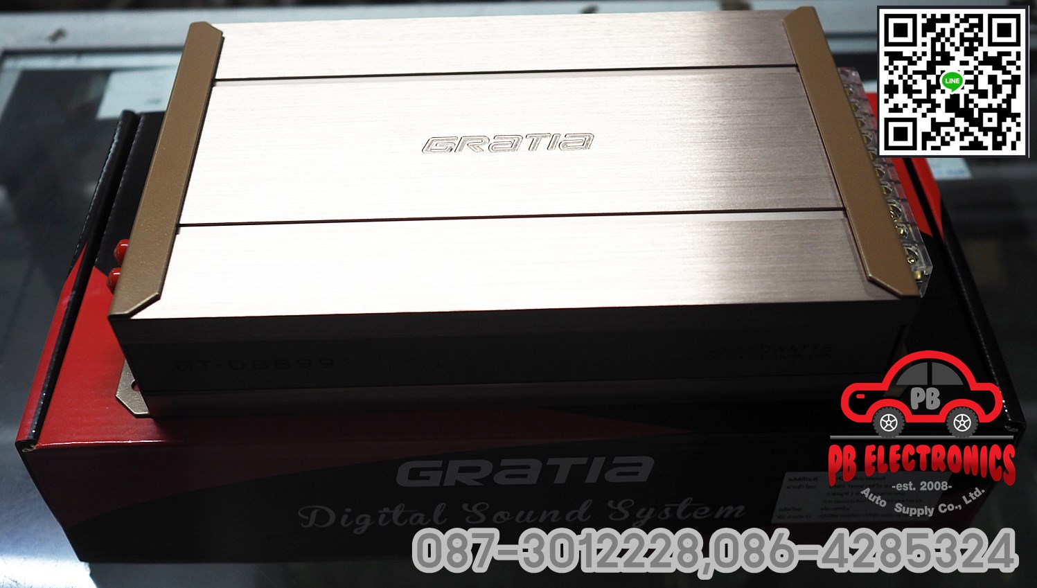 PowerAmp ClassD 4Ch GLATIA รุ่น GT-D8899
