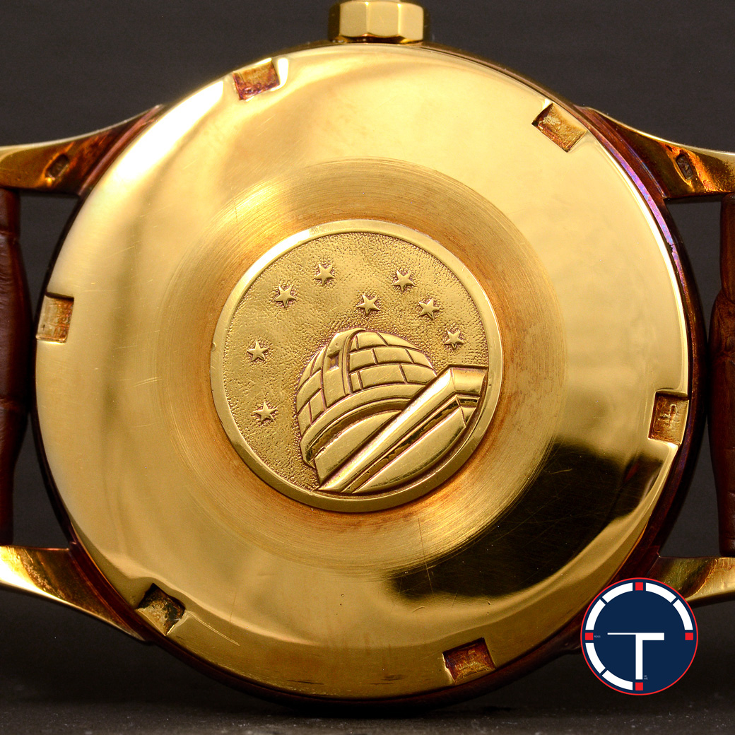 **HOLD** Omega Constellation Pie Pan Dial หน้าปัด12เหลี่ยม หลักว่าว ขานก หอดูดาว ตัวเรือนทองคำ18K หัวเข็มขัดแท้ นาฬิกาปี1960 Automatic ขนาด 35 mm