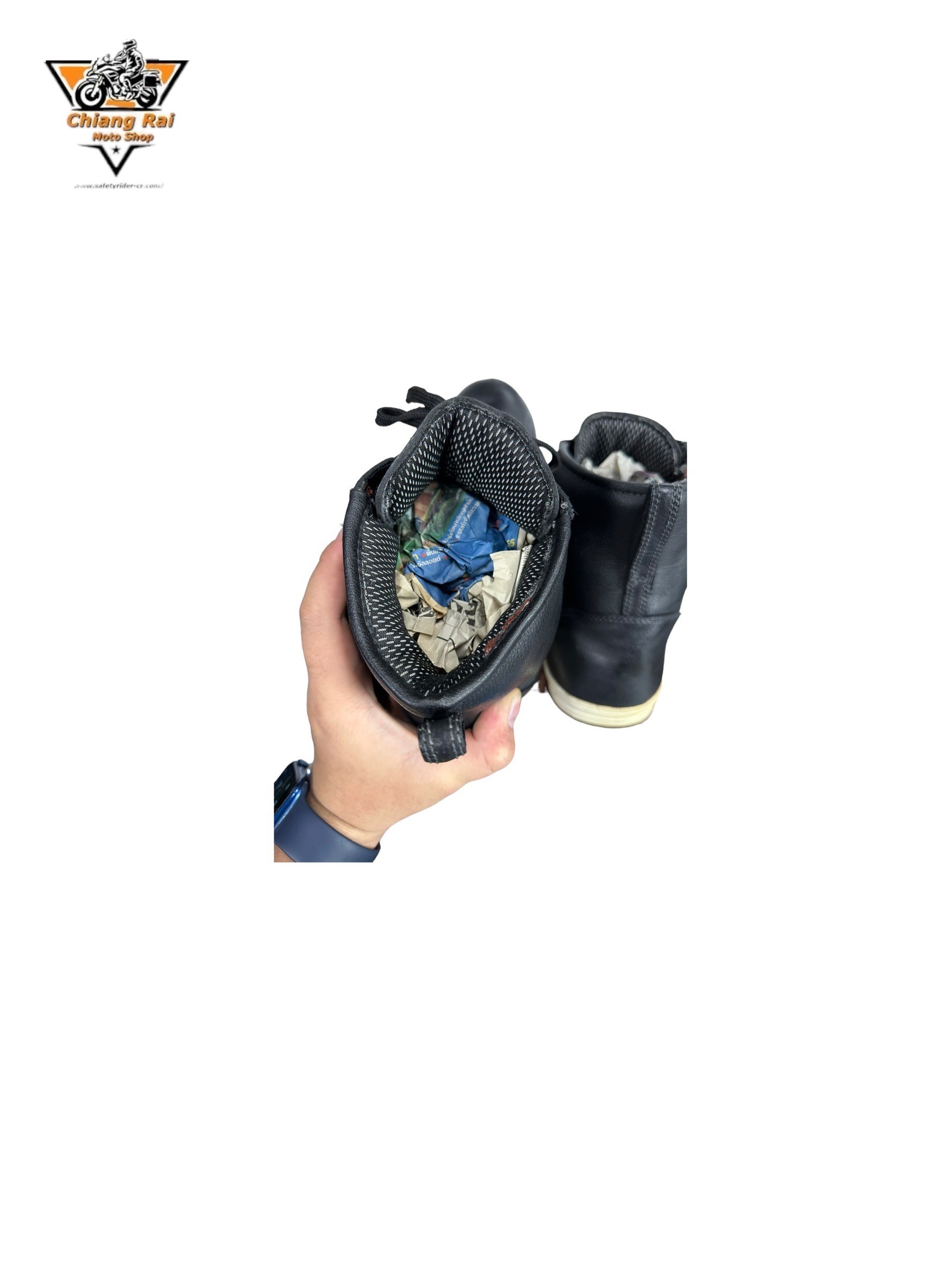 รองเท้าขี่มอเตอร์ไซด์( มือสอง) RCBS-528 Size ขนาดจากป้าย 48:EUR / 12.5:UK / 30:Cm.(ORIRIOER)