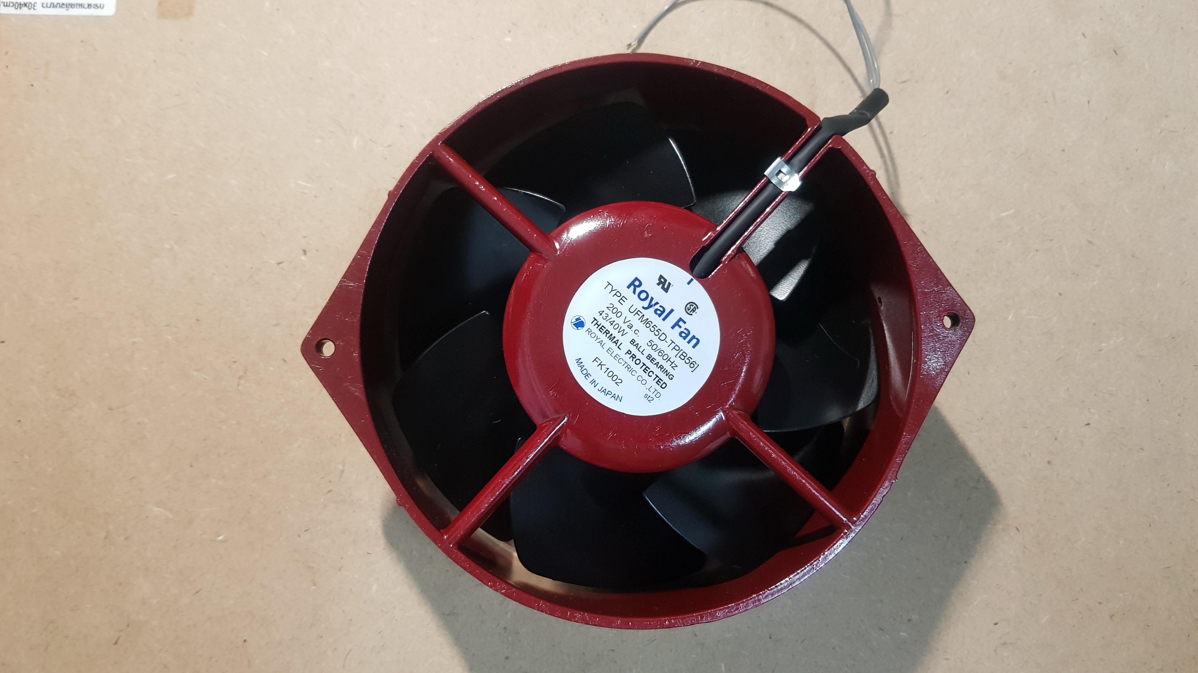 พัดลม Royal Fan รุ่น UFM655D-TP ไฟ 200V