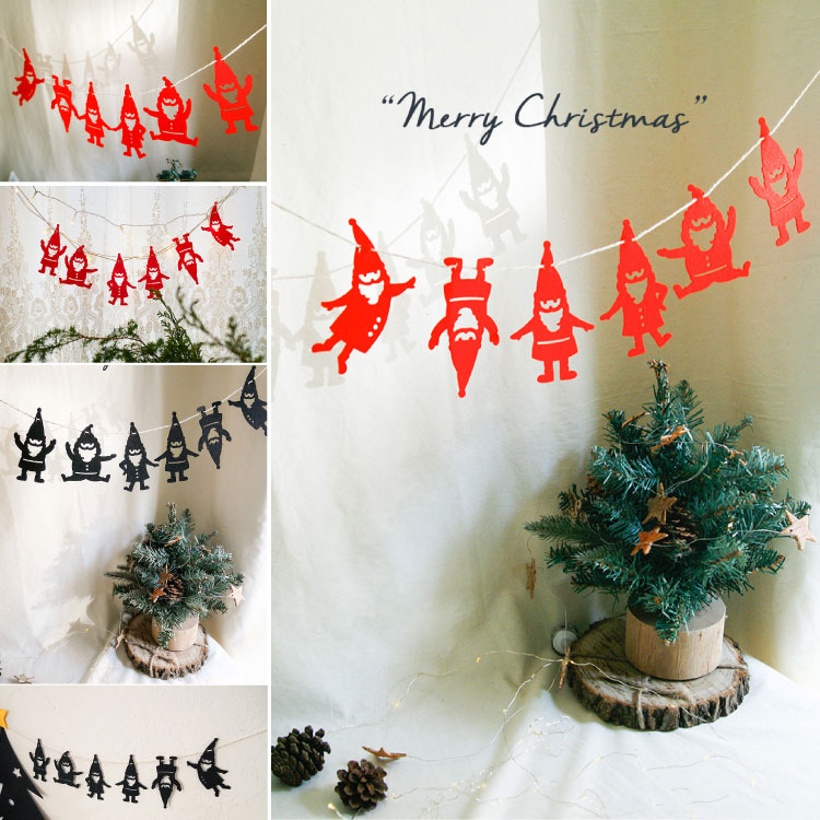 ธงคริสต์มาส ธงซานตาคลอส Merry Christmas ประดับ ตกแต่ง ปาร์ตี้ ปีใหม่