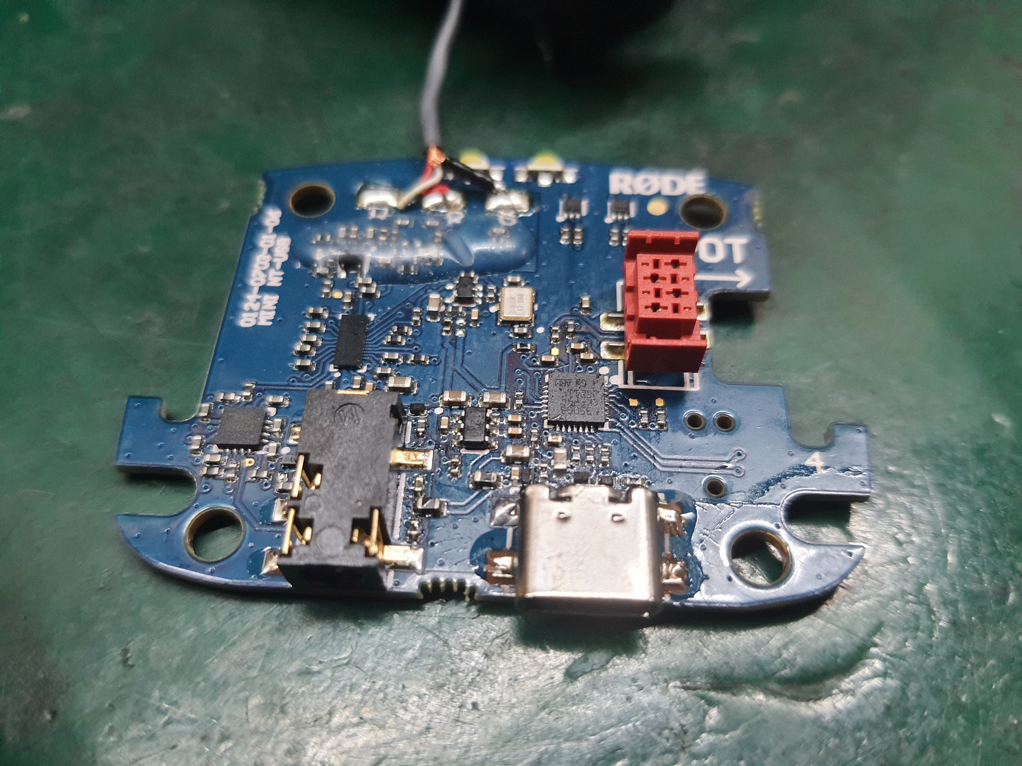 ซ่อมไมโครโฟน USB Microphone RODE NT-USB MINI อาการเปิดไม่ติด