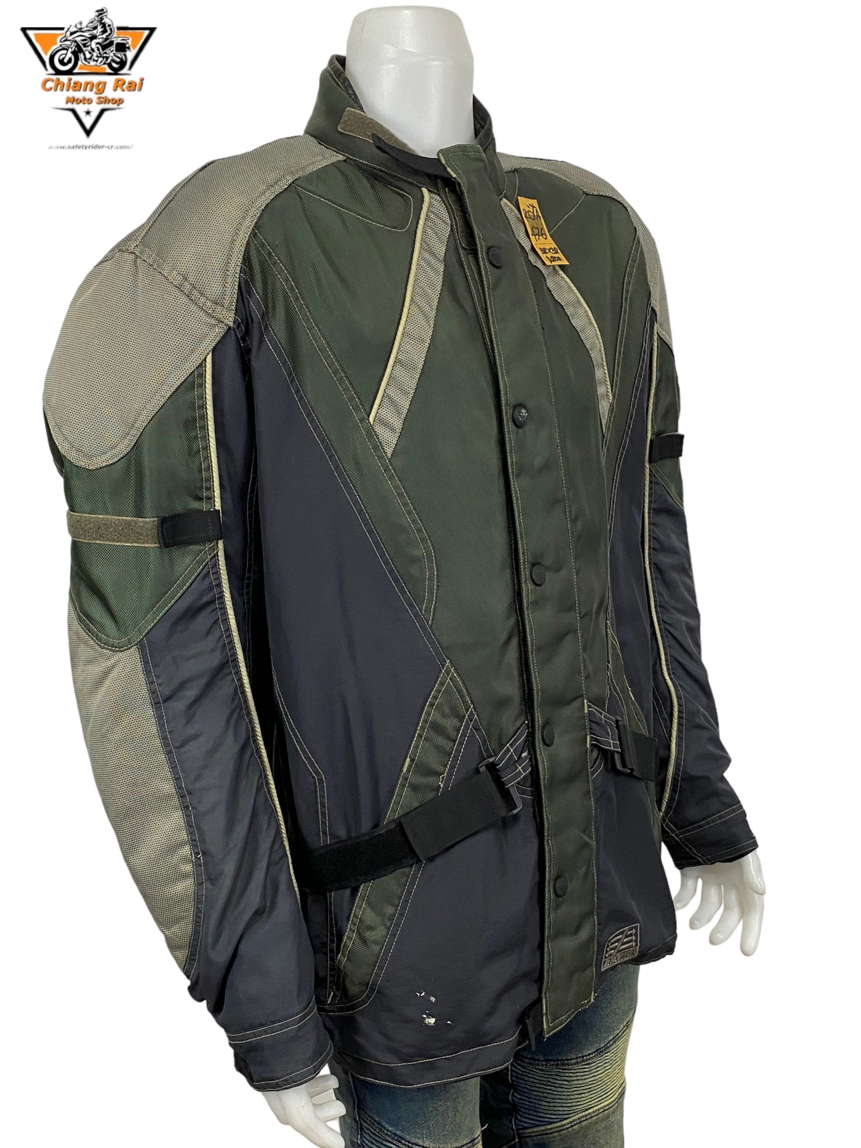 เสื้อขี่มอเตอร์ไซด์( มือสอง) RCTA 476: อก 52" ยาว 32" (XL) **MOTOLINE**