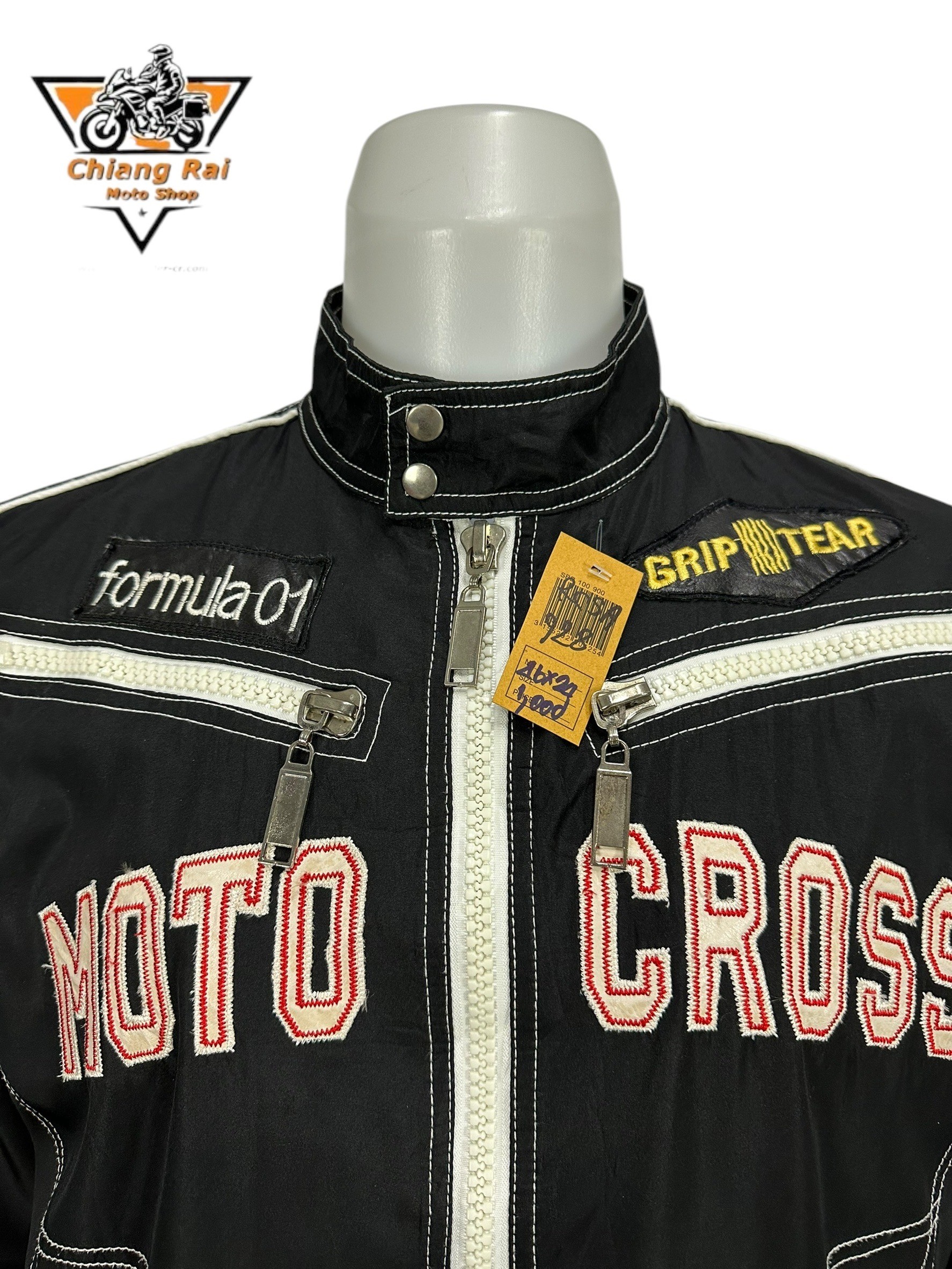 เสื้อขี่มอเตอร์ไซด์( มือสอง) RCSA 928 : อก 46" ยาว 24" (L) **ENOS**