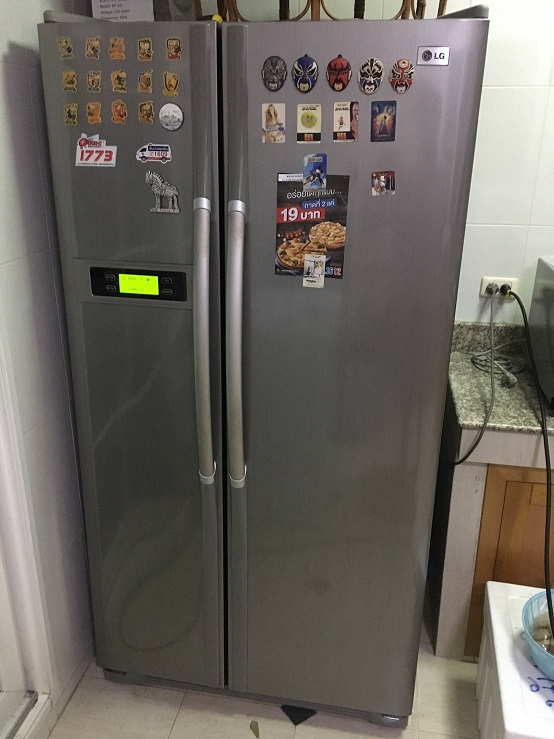 ซ่อมตู้เย็น Side By Side ยี่ห้อ LG รุ่น GR-B207DLZ อาการไม่เย็น