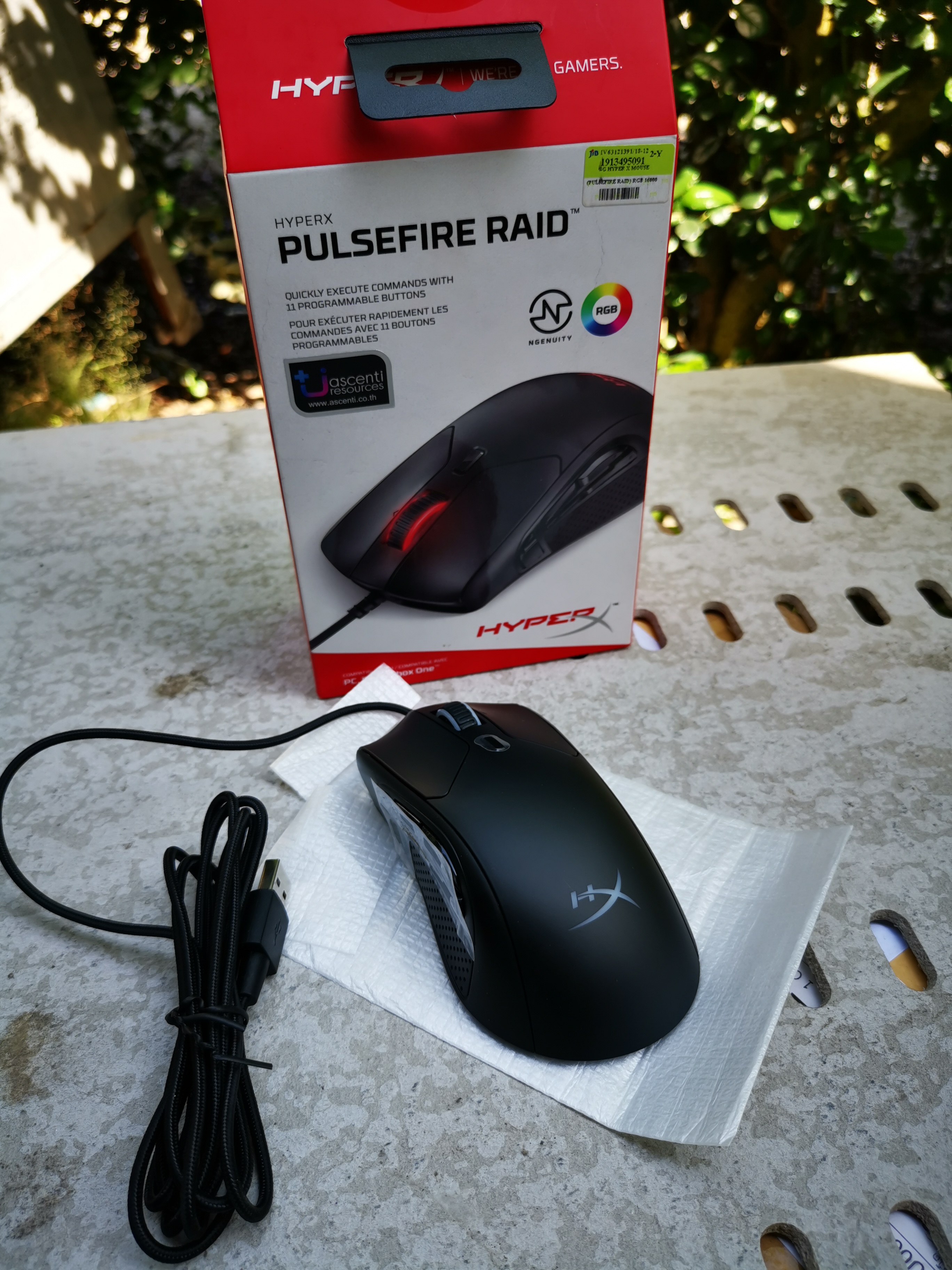 MOUSE (เมาส์) HyperX PULSEFIRE RAID (RGB)