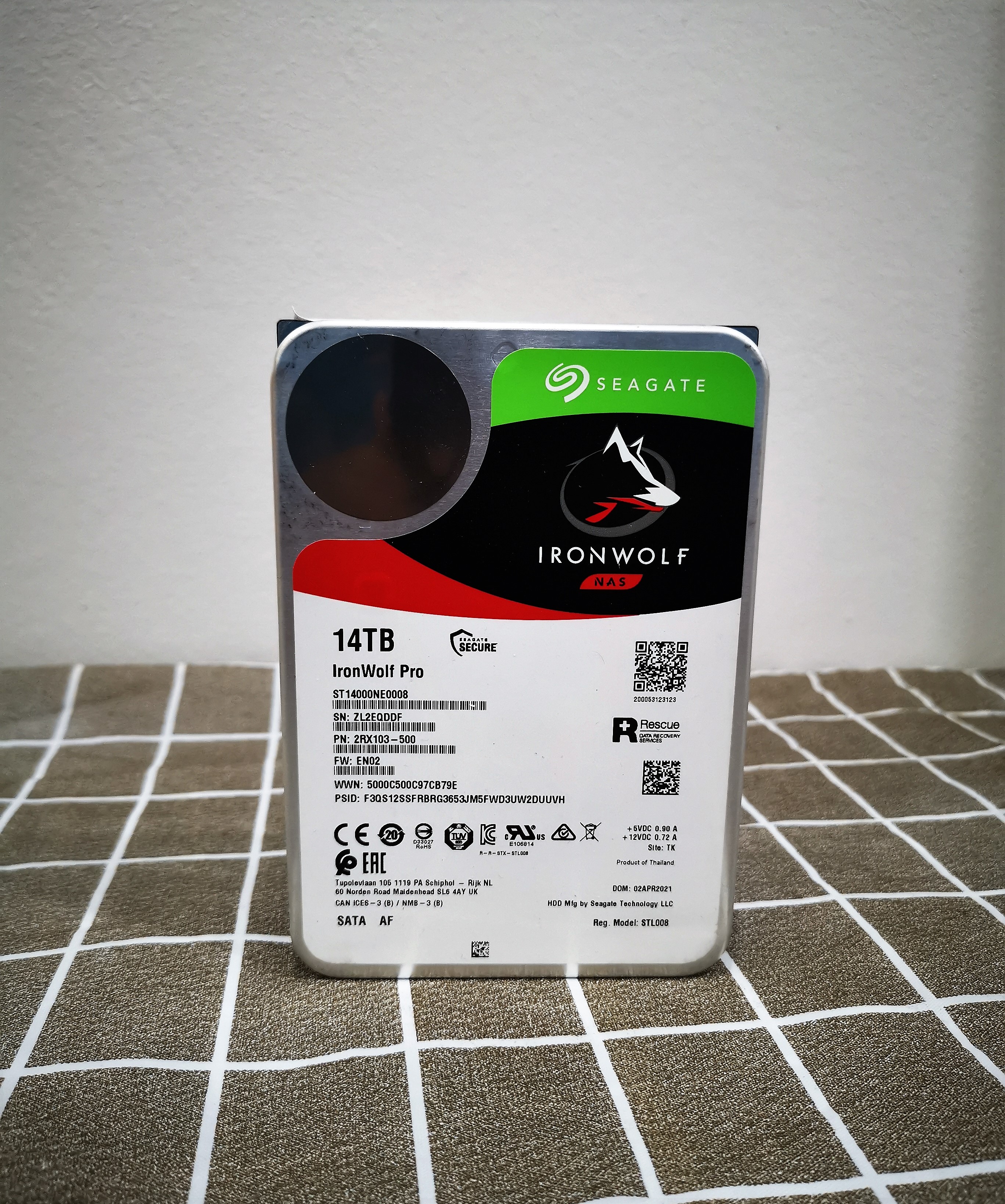 HDD Seagate IronWolf 14TB (7200RPM, 256MB, SATA-3)