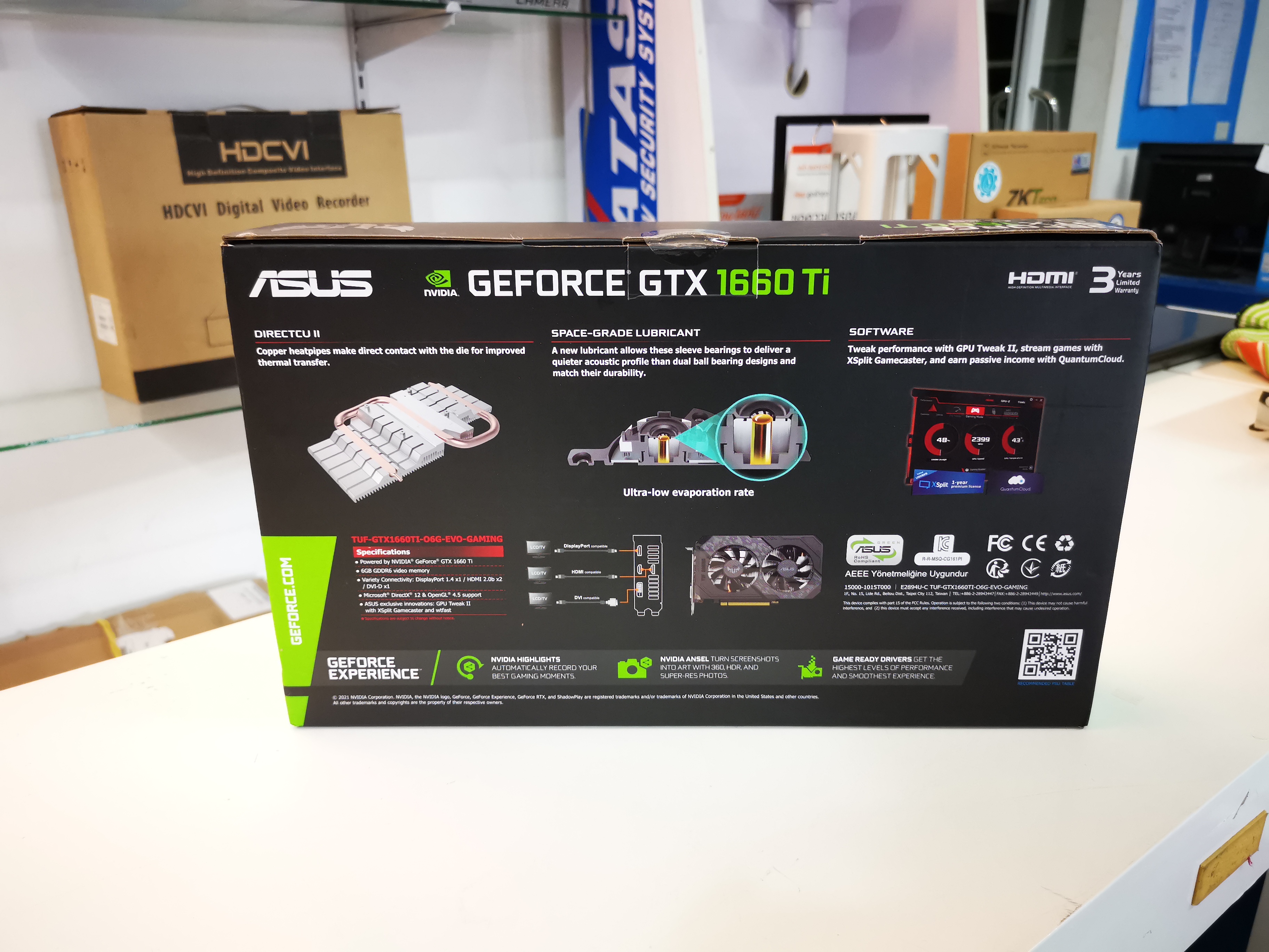ASUS TUF EVO GTX1660TI 6GB OC