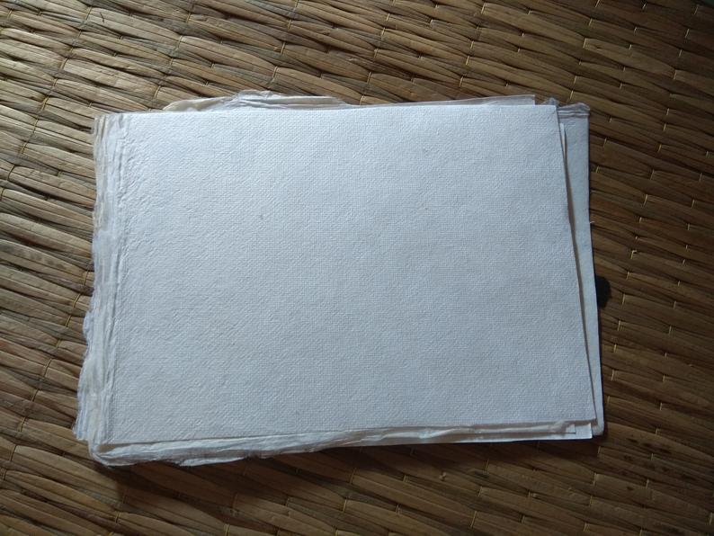 smooth Mulberry papersheets Thai paper Handmade-Decorative paper - can write -