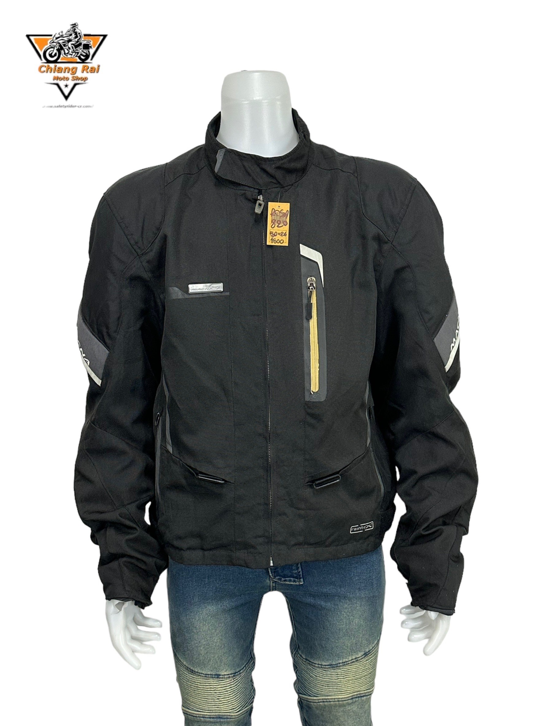เสื้อขี่มอเตอร์ไซด์( มือสอง) RCSA 820 : อก 50" ยาว 26" (XL) **MACNA**