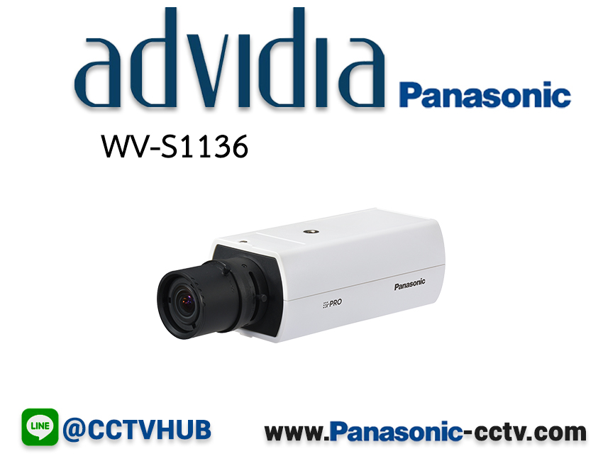 กล้องวงจรปิด Panasonic รุ่น WV-S1136