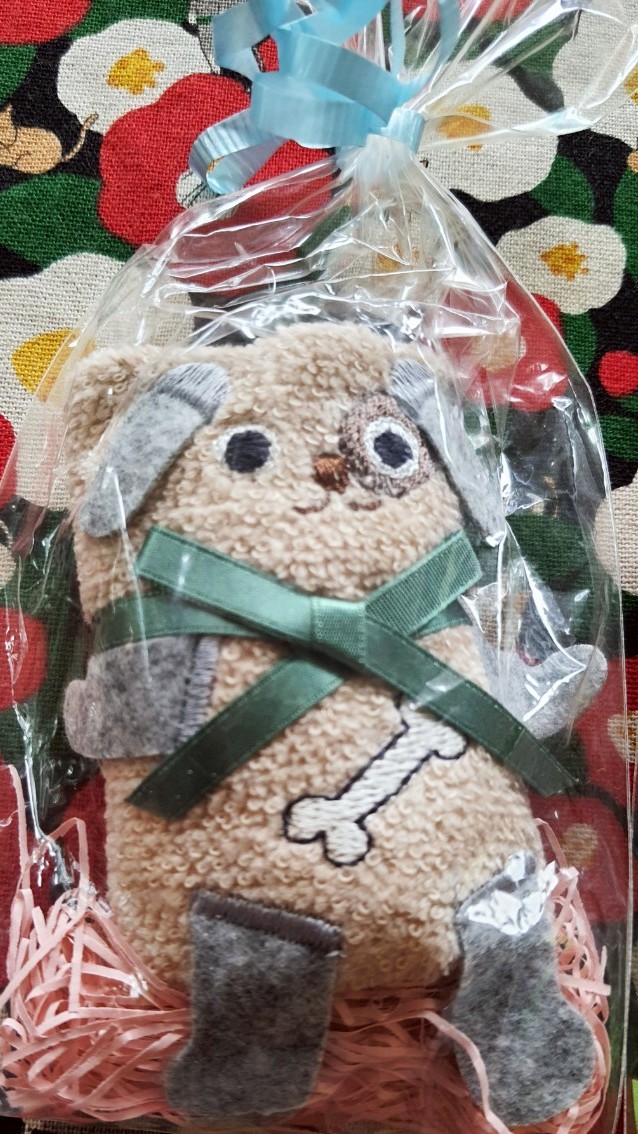 imaabari towel ผ้าเช็ดหน้า ผ้าเช็ดอเนกประสงค์ จากญี่ปุ่น Size : 20×20 cm MADE IN JAPAN น้องหมา
